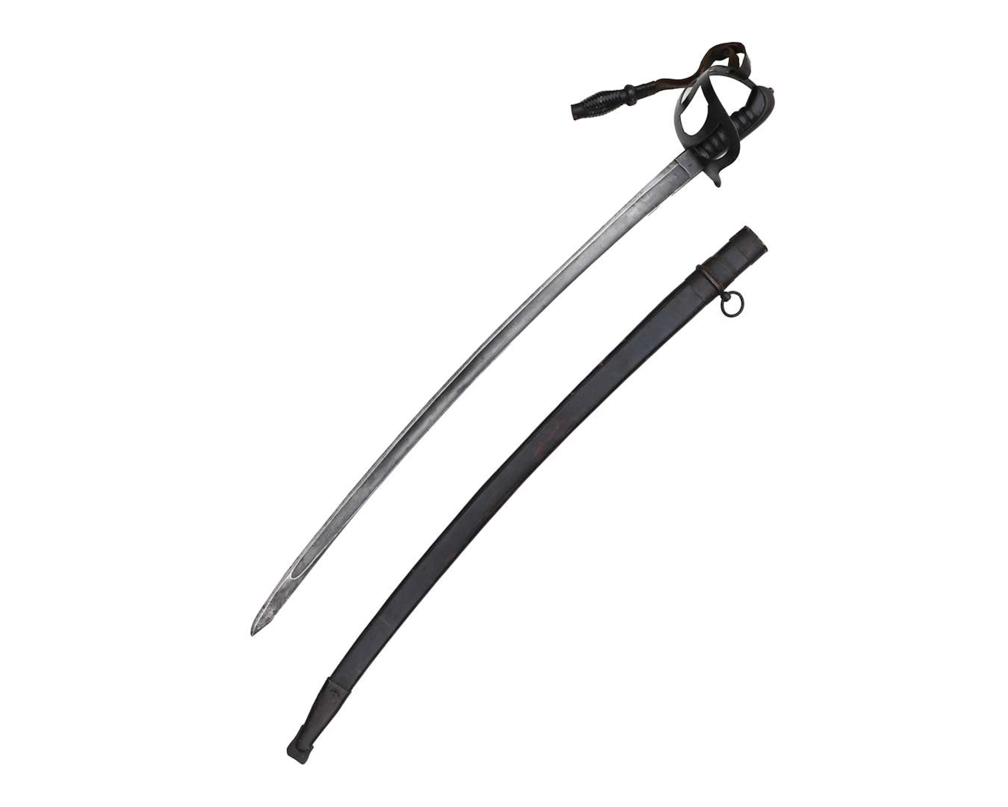 A ‘Lange Klewang’ cavalry sabre, 1905 model, Dutch East Indies, first