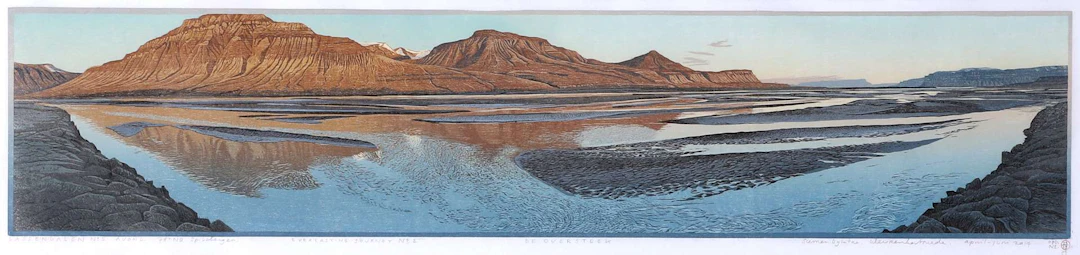 Siemen Dijkstra (1968), ‘Sassendalen No. 5 Evening (Spitsbergen) Everlasting