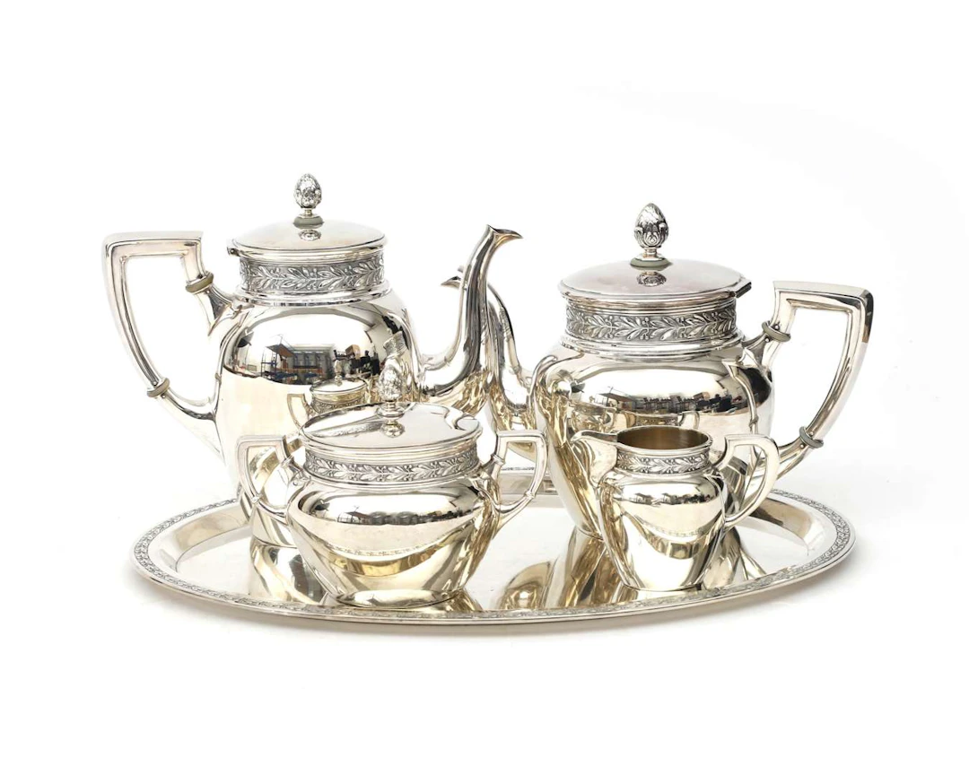 A five-piece silver tea and coffee service, Switzerland, 20th century