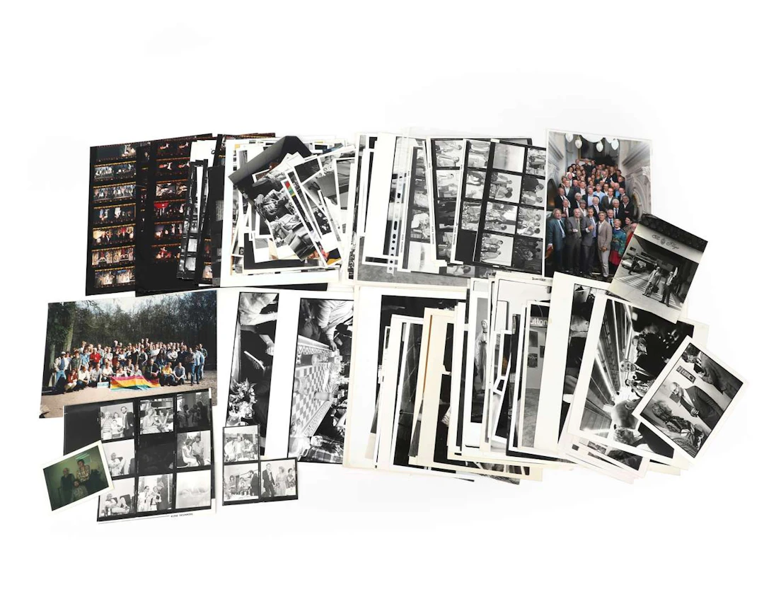 A collection of around 100 photographs relating to Bert de Groot’s