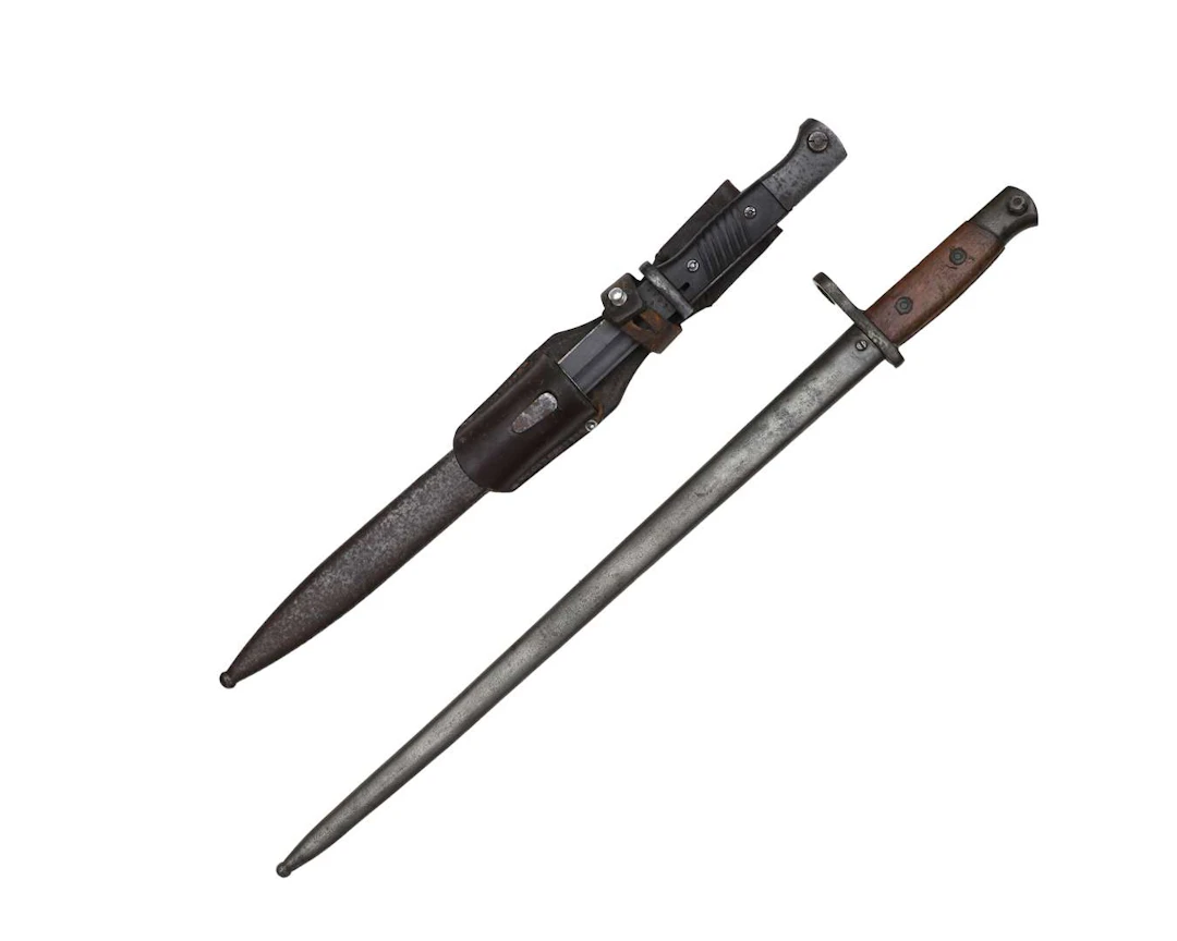 Two bayonets, model: K98 and M1916, Germany and Belgium, 20th century