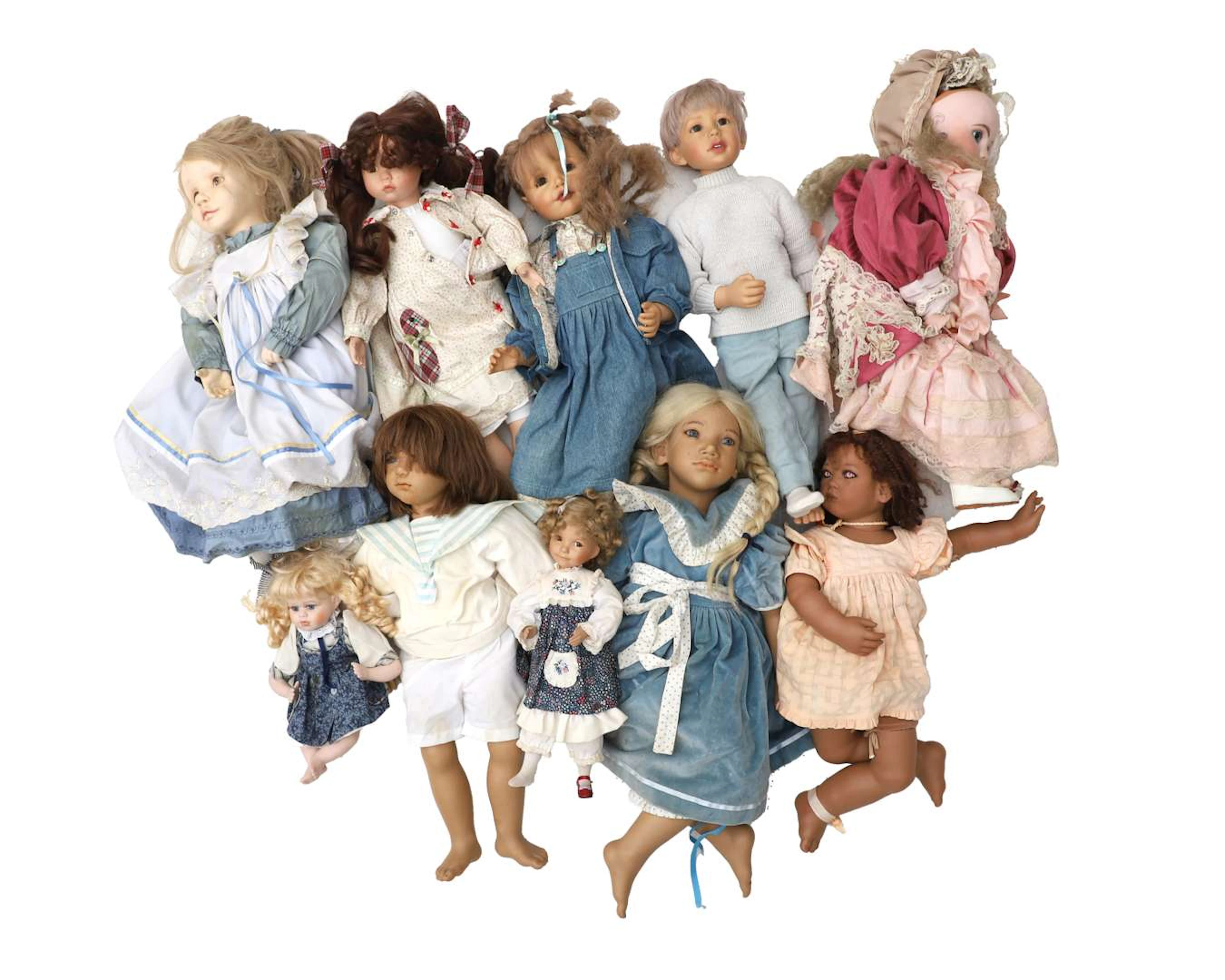 A lot comprising various dolls, by Lunette Himstedt