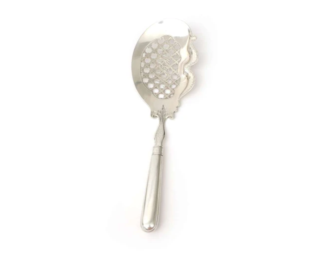 A silver fish scoop, Holland, 1873
