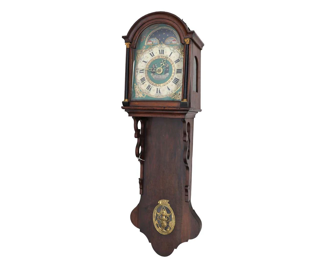 A mahogany ‘Frisian’ pendulum clock, Holland, c. 1900