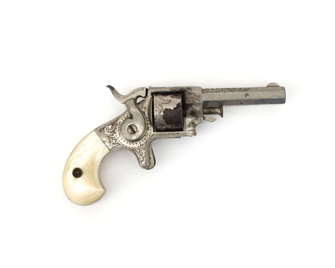 A rimfire revolver, manufactured by: Ethan Allen & Co, USA, c. 1865–1868