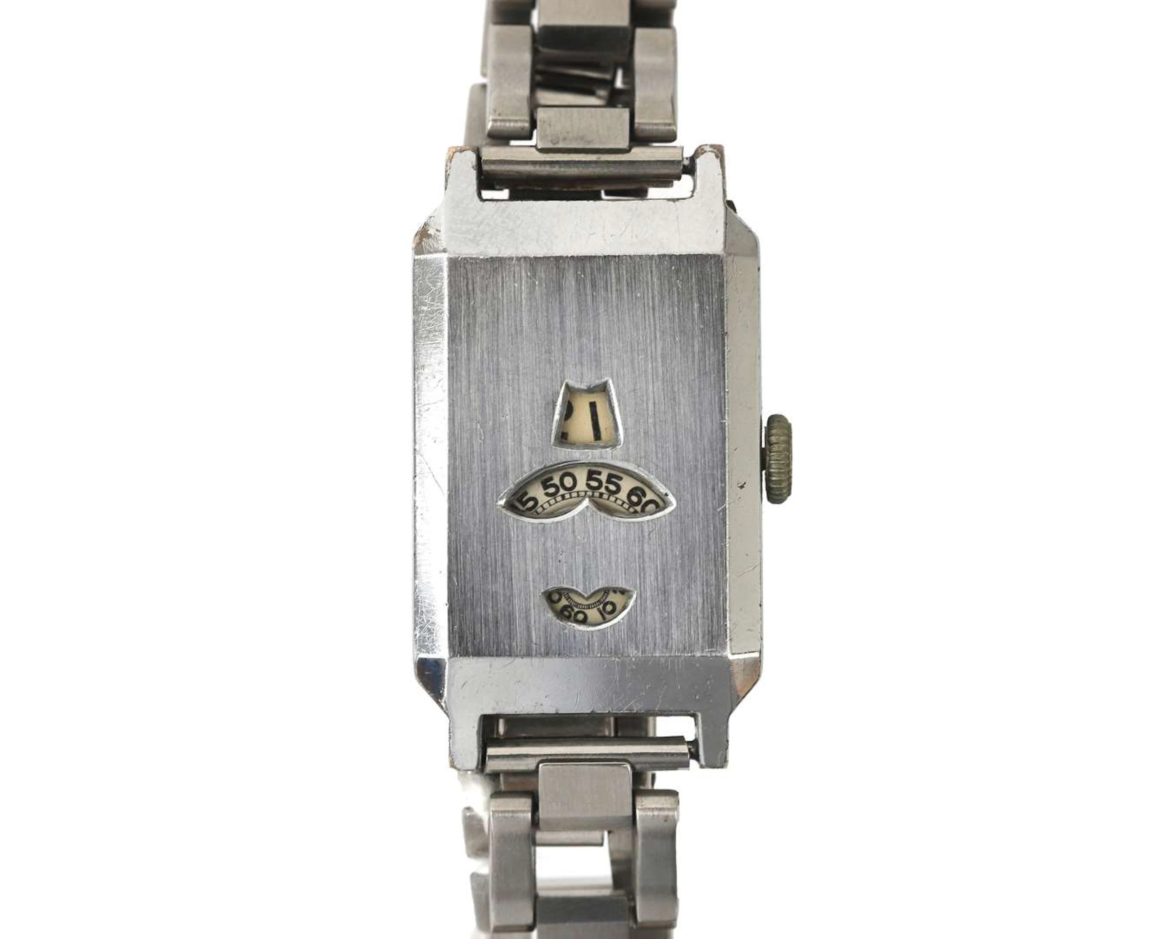 An Anonimo Jumping Hour watch, 1920s