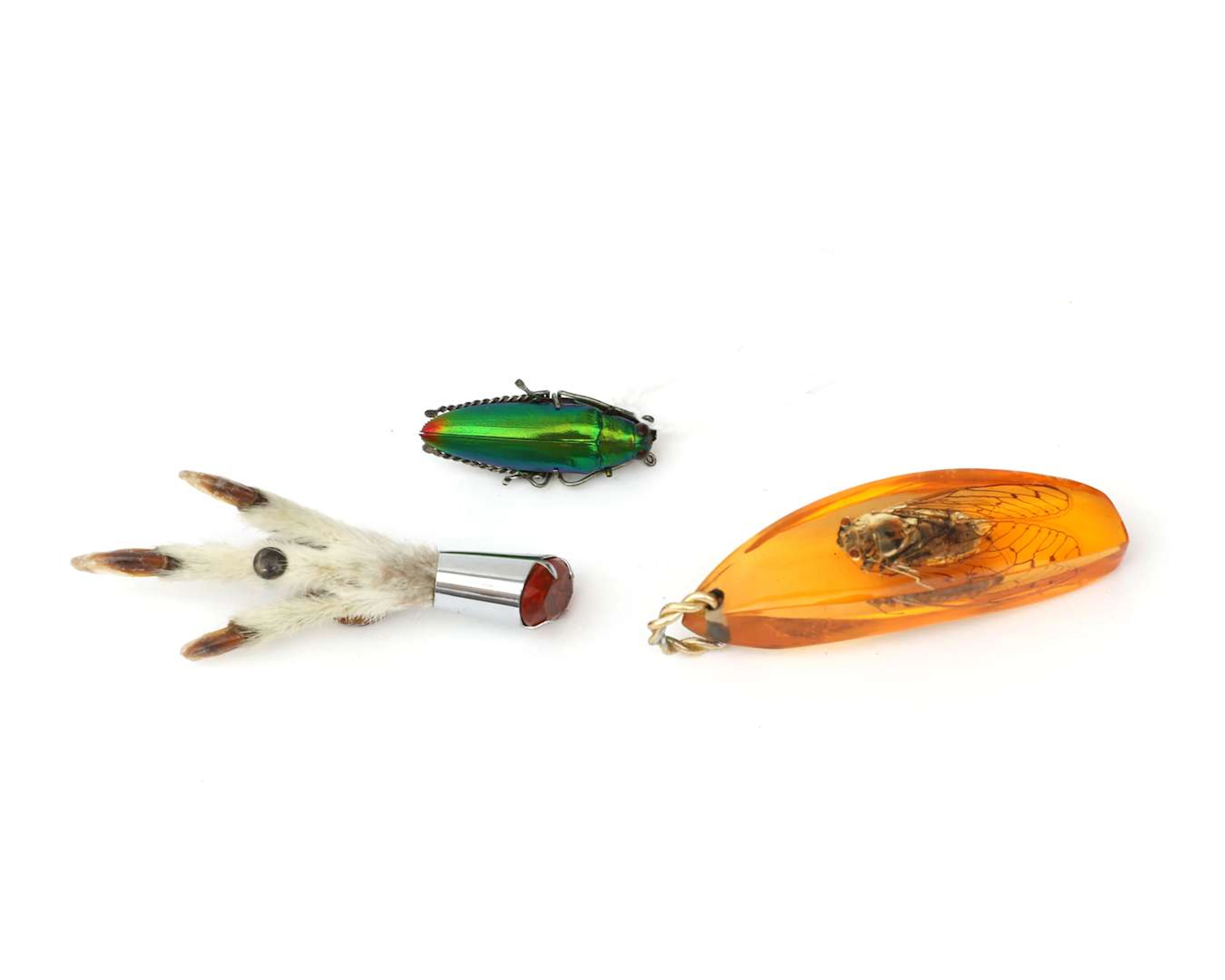 A lot of jewellery featuring insects
