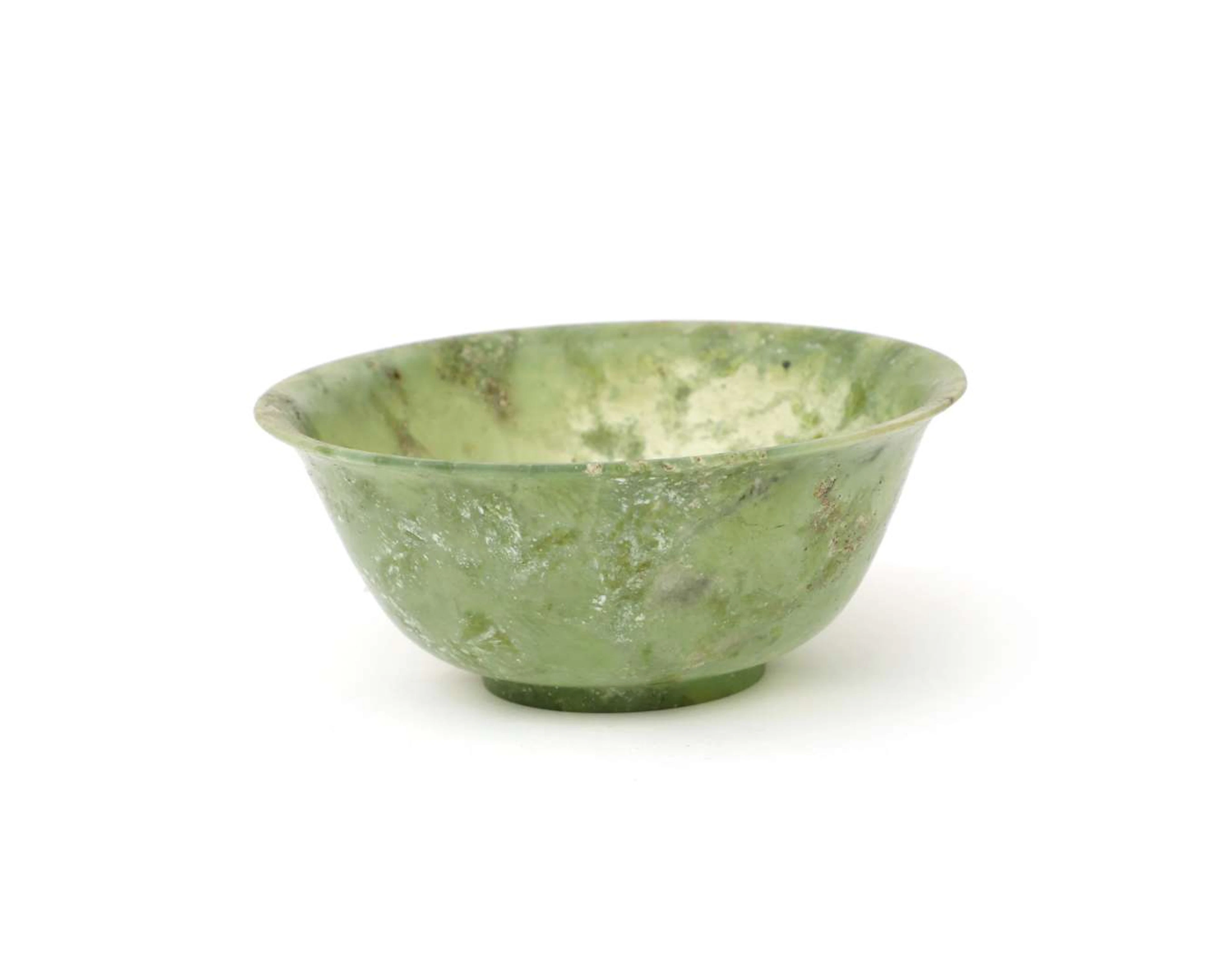 A jadeite bowl, China, 20th century