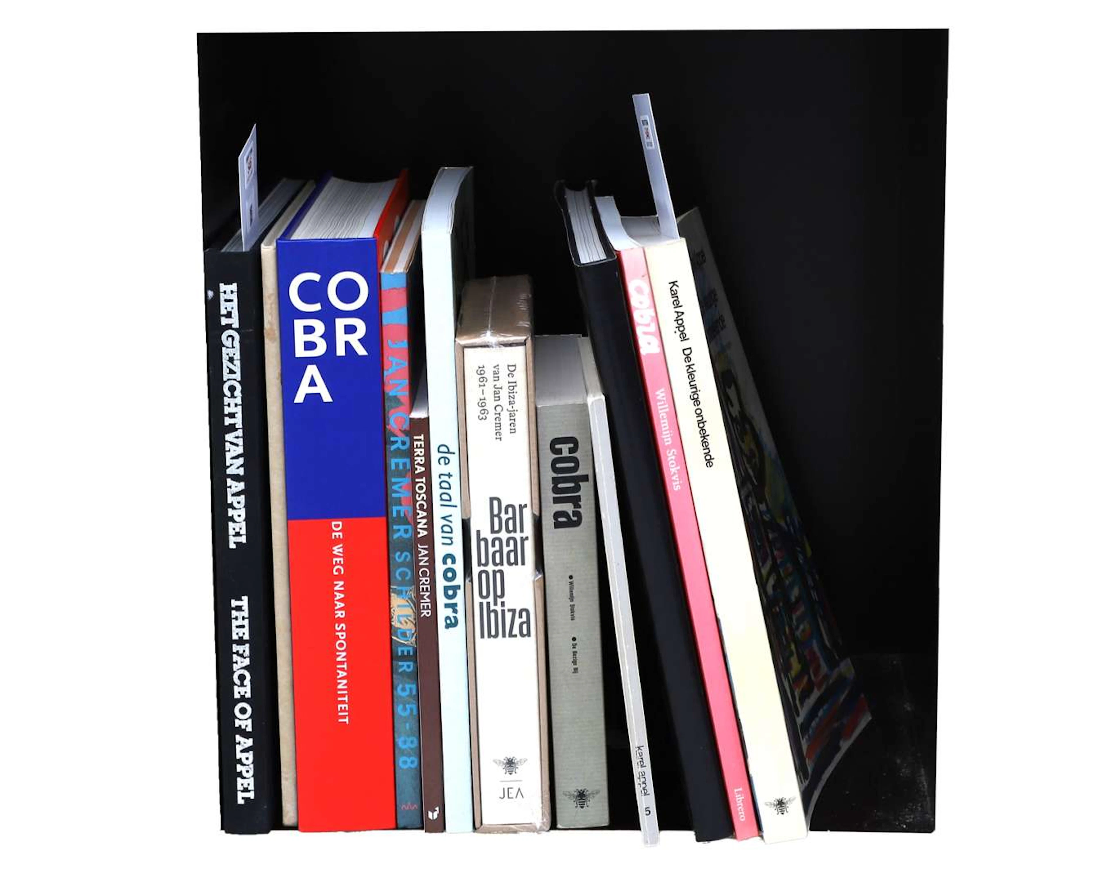 A collection of 12 books by or about Karel Appel, Jan Cremer and the