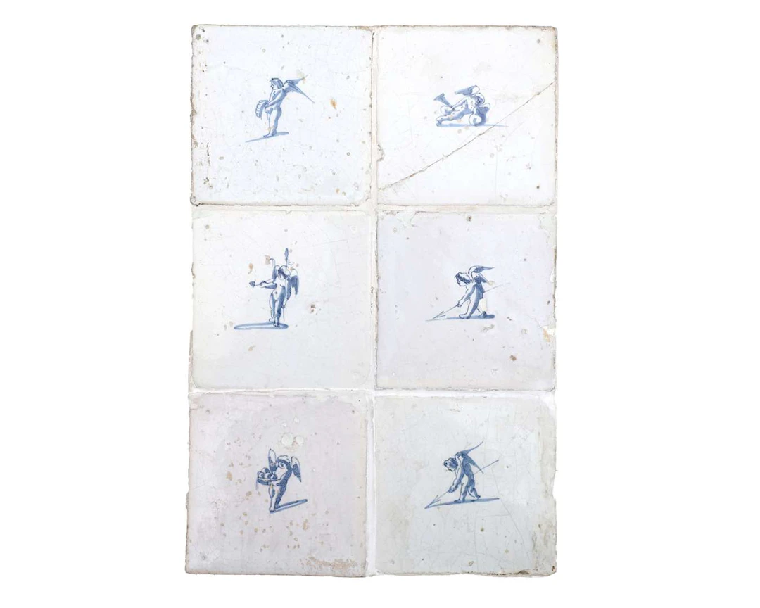 A tiled panel, Holland, 17th/18th century