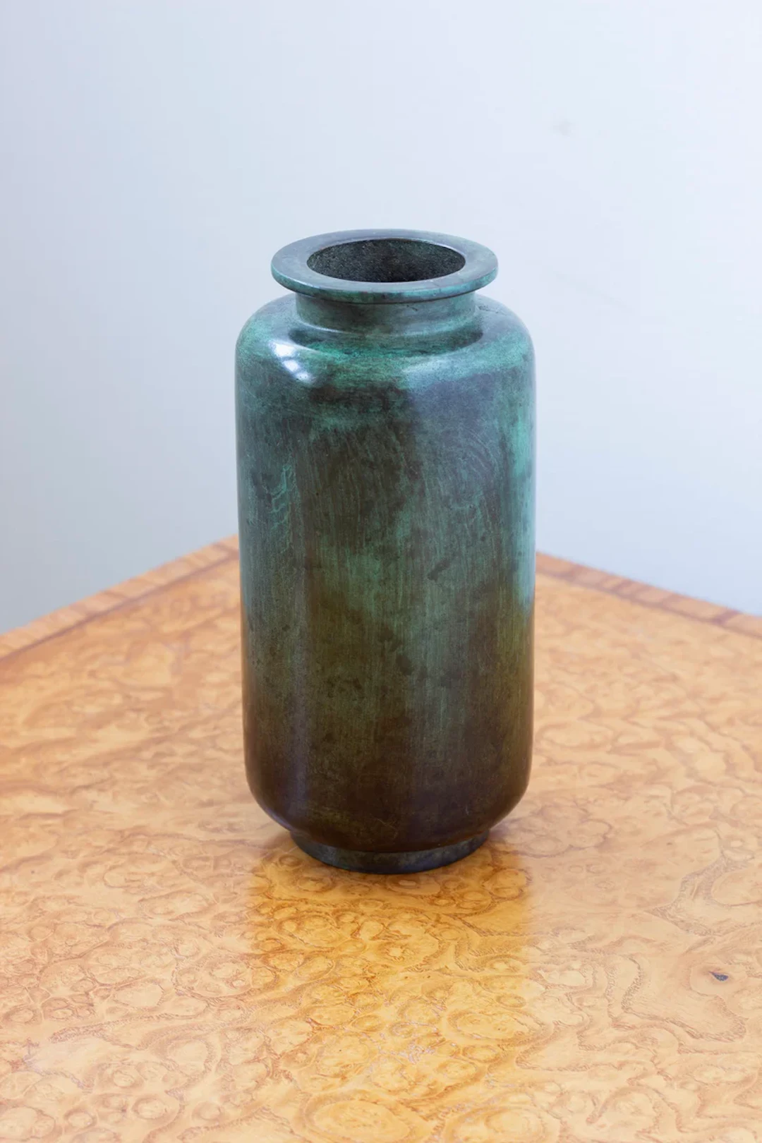 Bronze vase model 26 by GAB 1930s