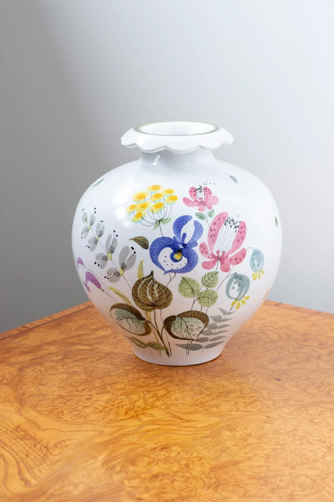 Faience vase by Stig Lindberg