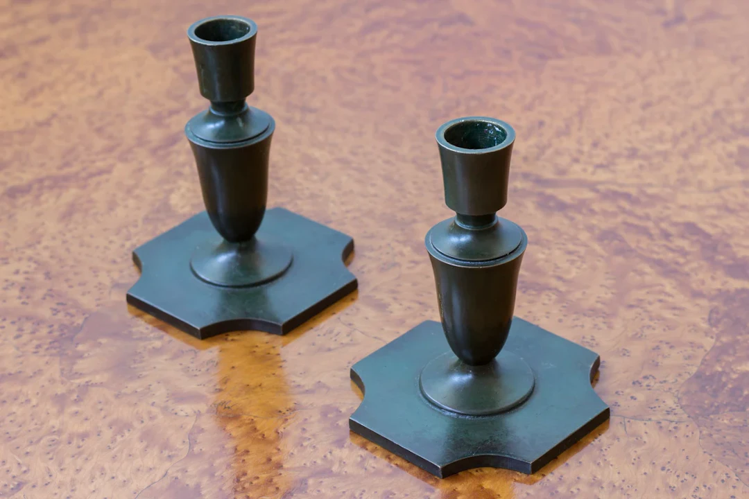 Candlesticks model 55 by GAB 1930s