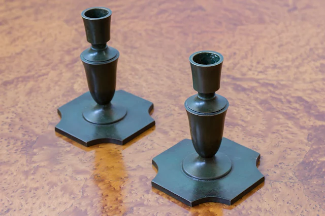 Candlesticks model 55 by GAB 1930s