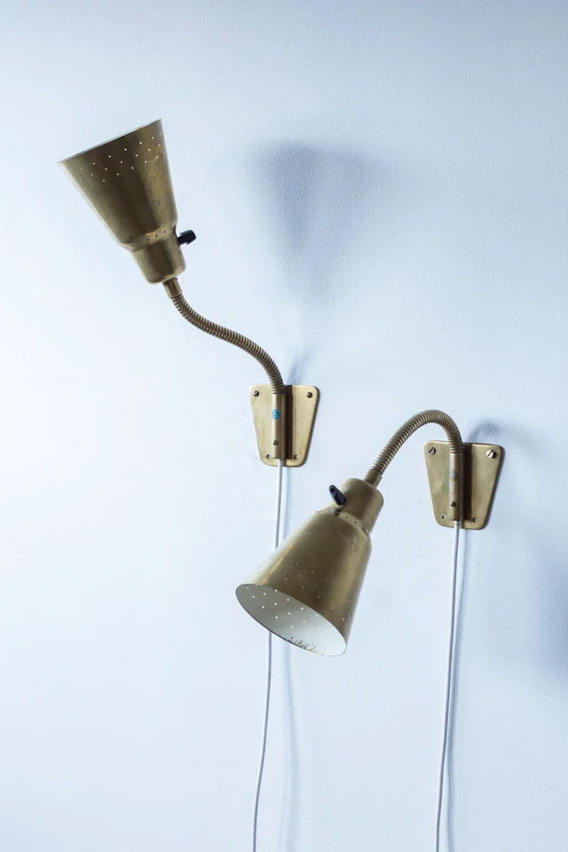 Wall lamps V- 18 by Eje Ahlgren, Bergboms