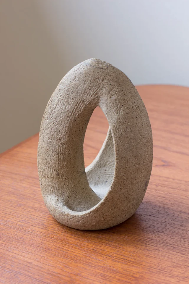 Organic Danish ceramic sculpture