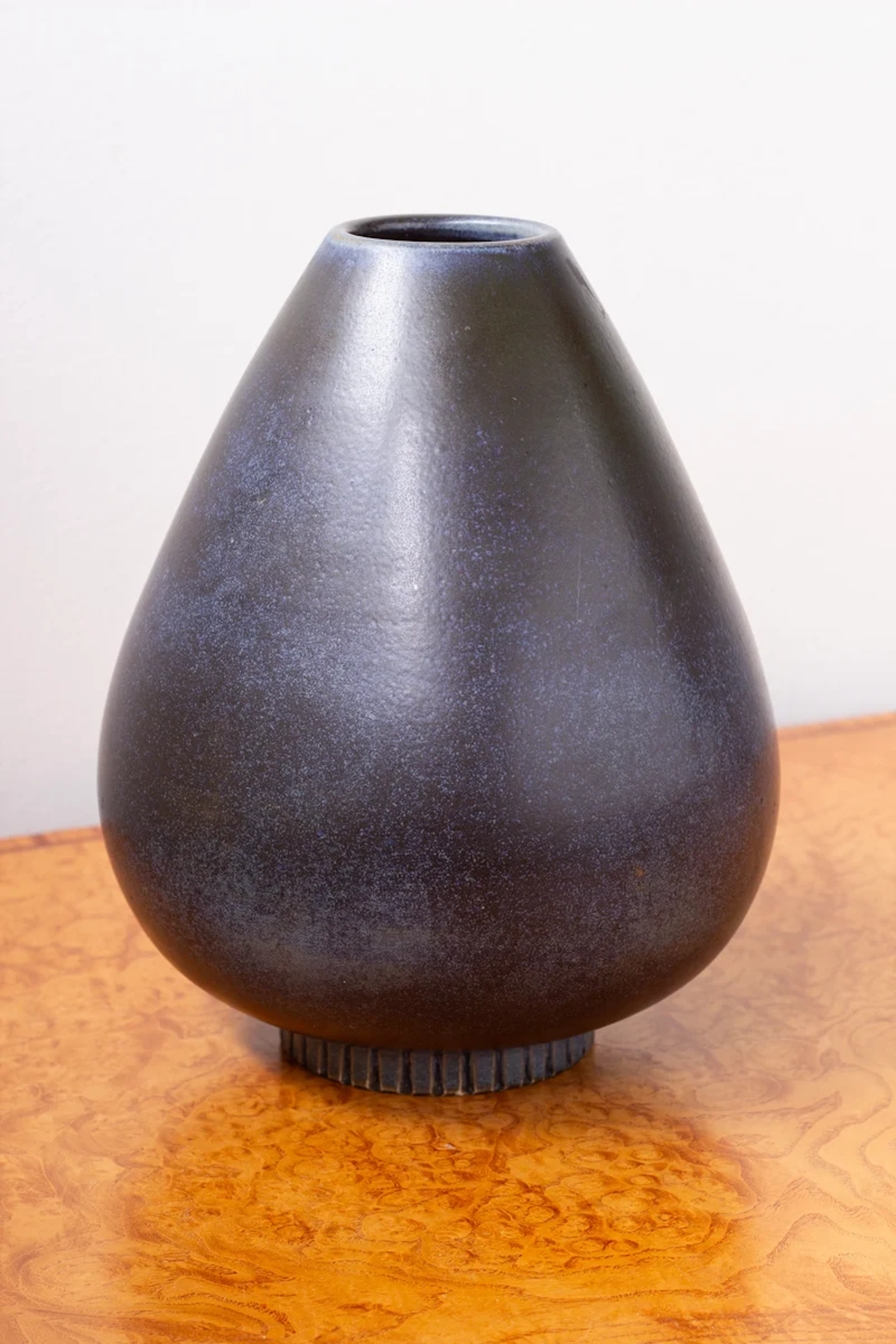 Unique stoneware vase by Gunnar Nylund