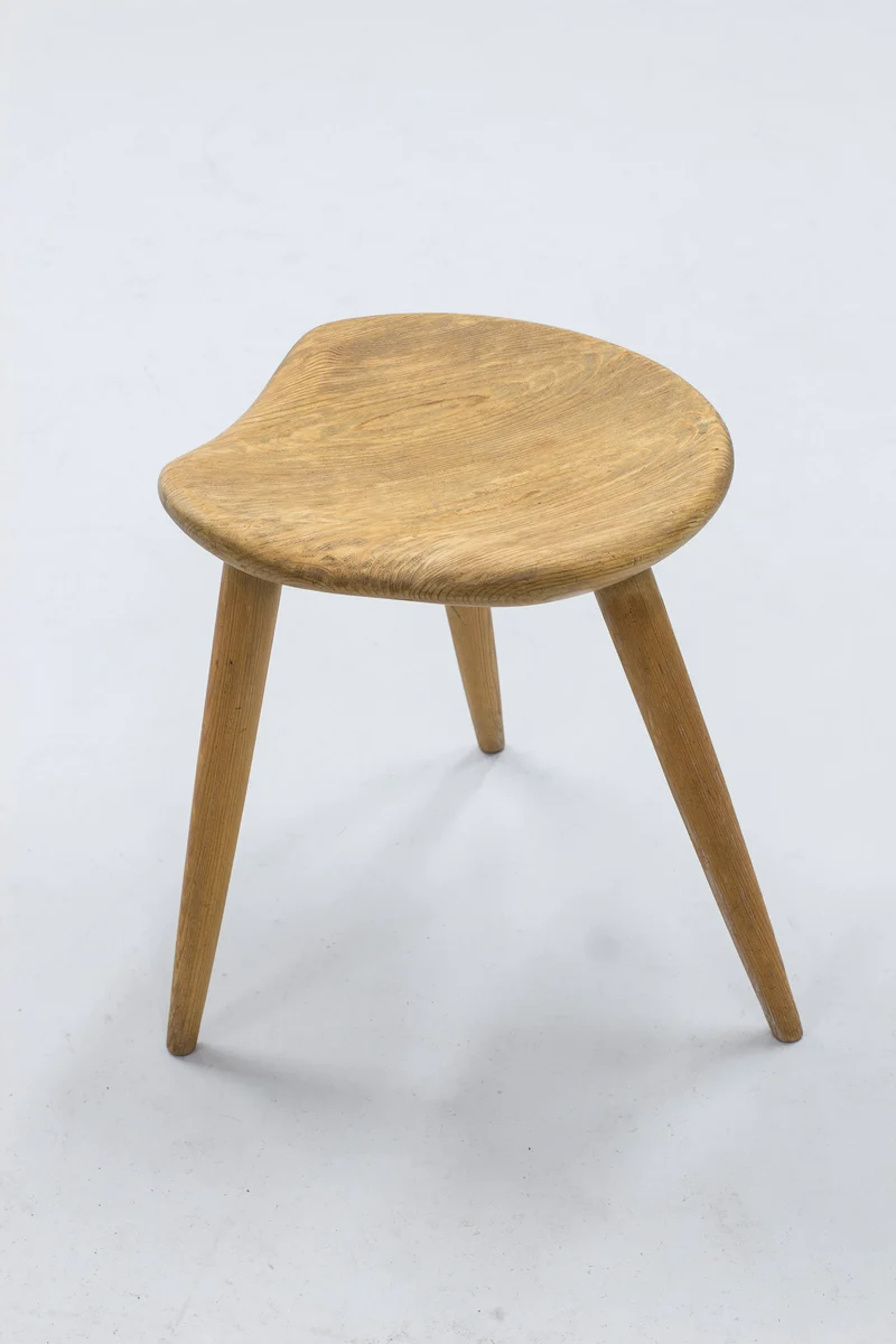 Pine stool by Norsk Husflid