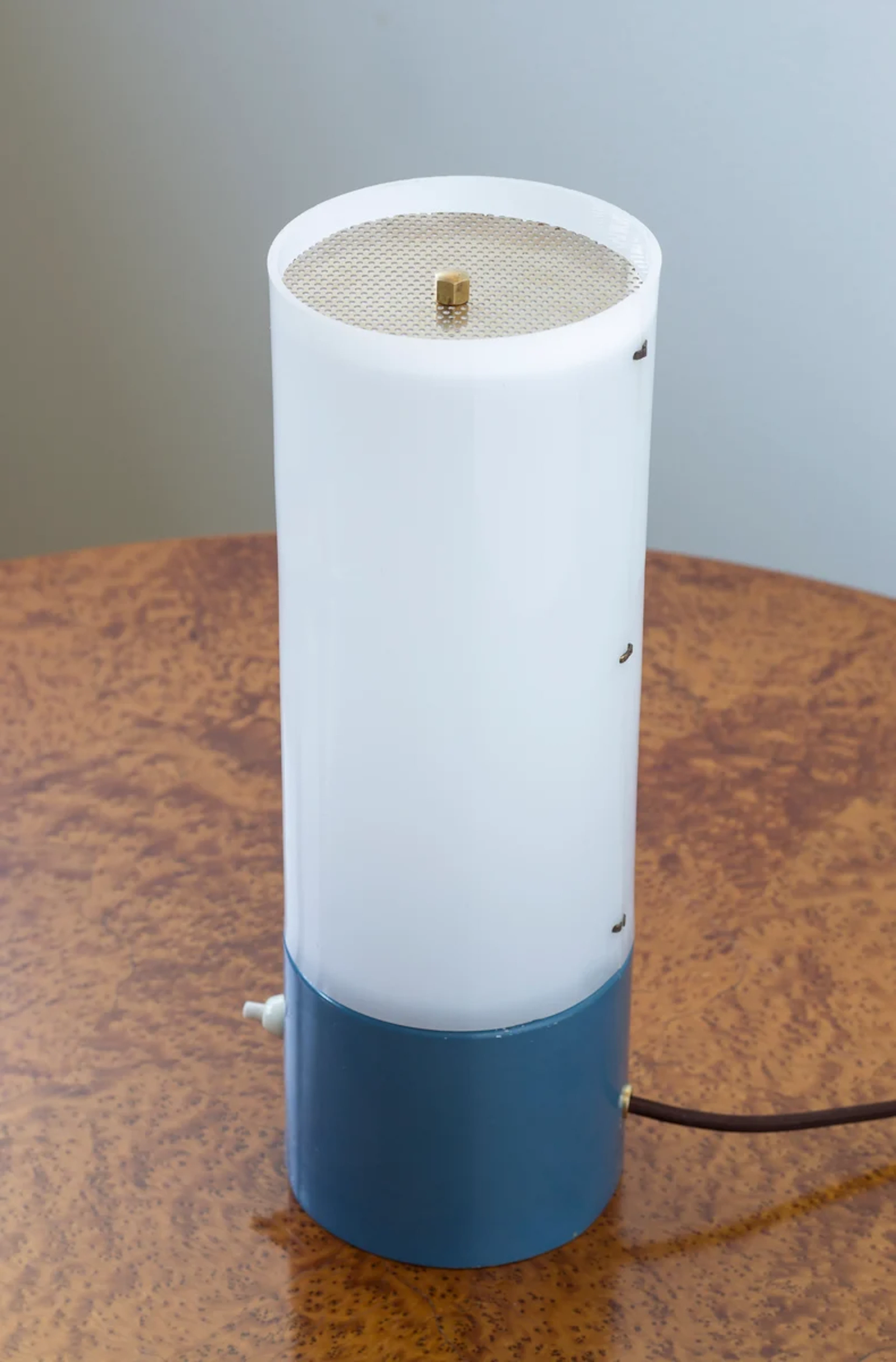 1950s Swedish mid century acrylic table lamp