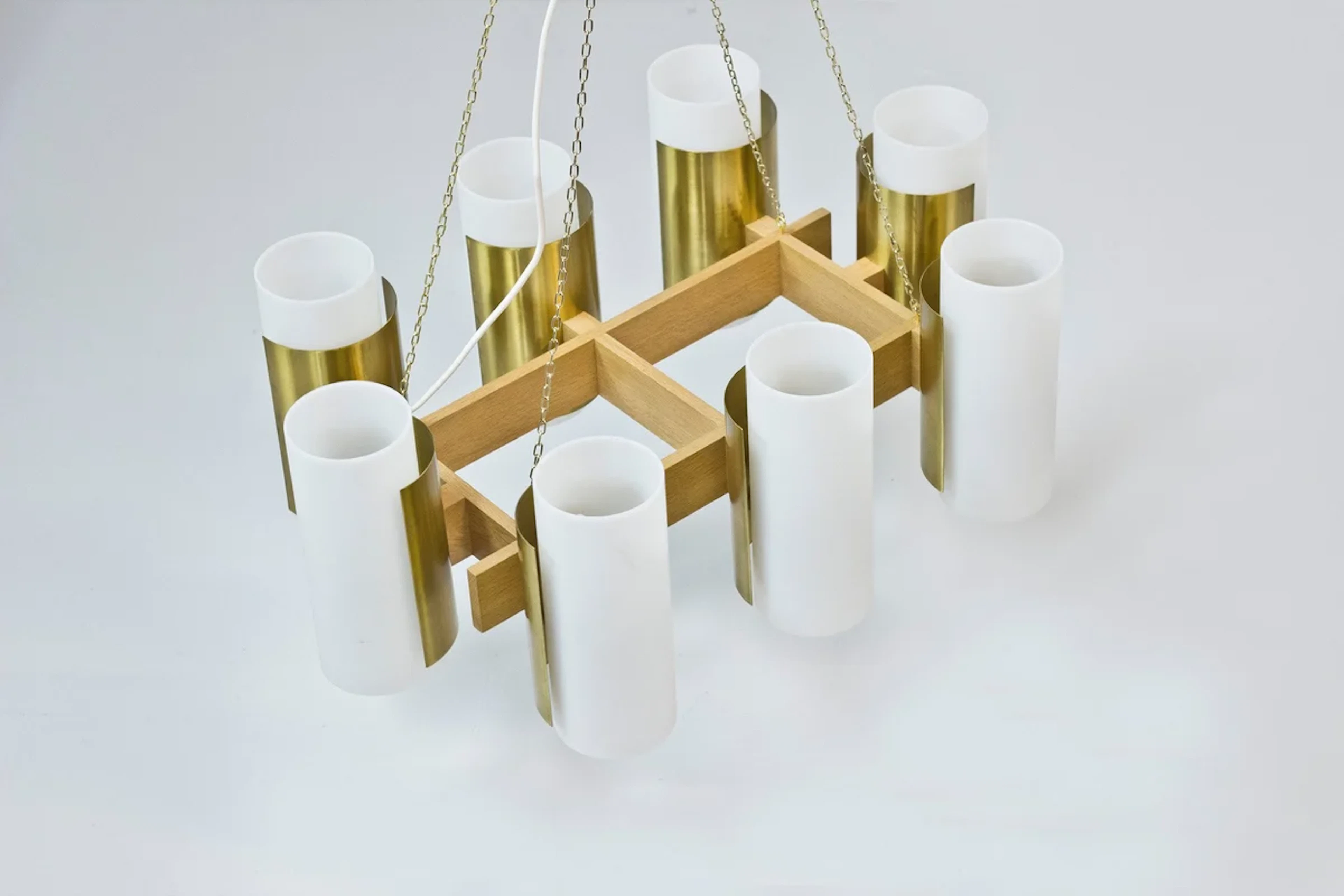 Set of unique 1950s chandeliers by Sten Carlquist