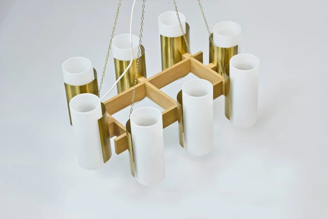 Set of unique 1950s chandeliers by Sten Carlquist