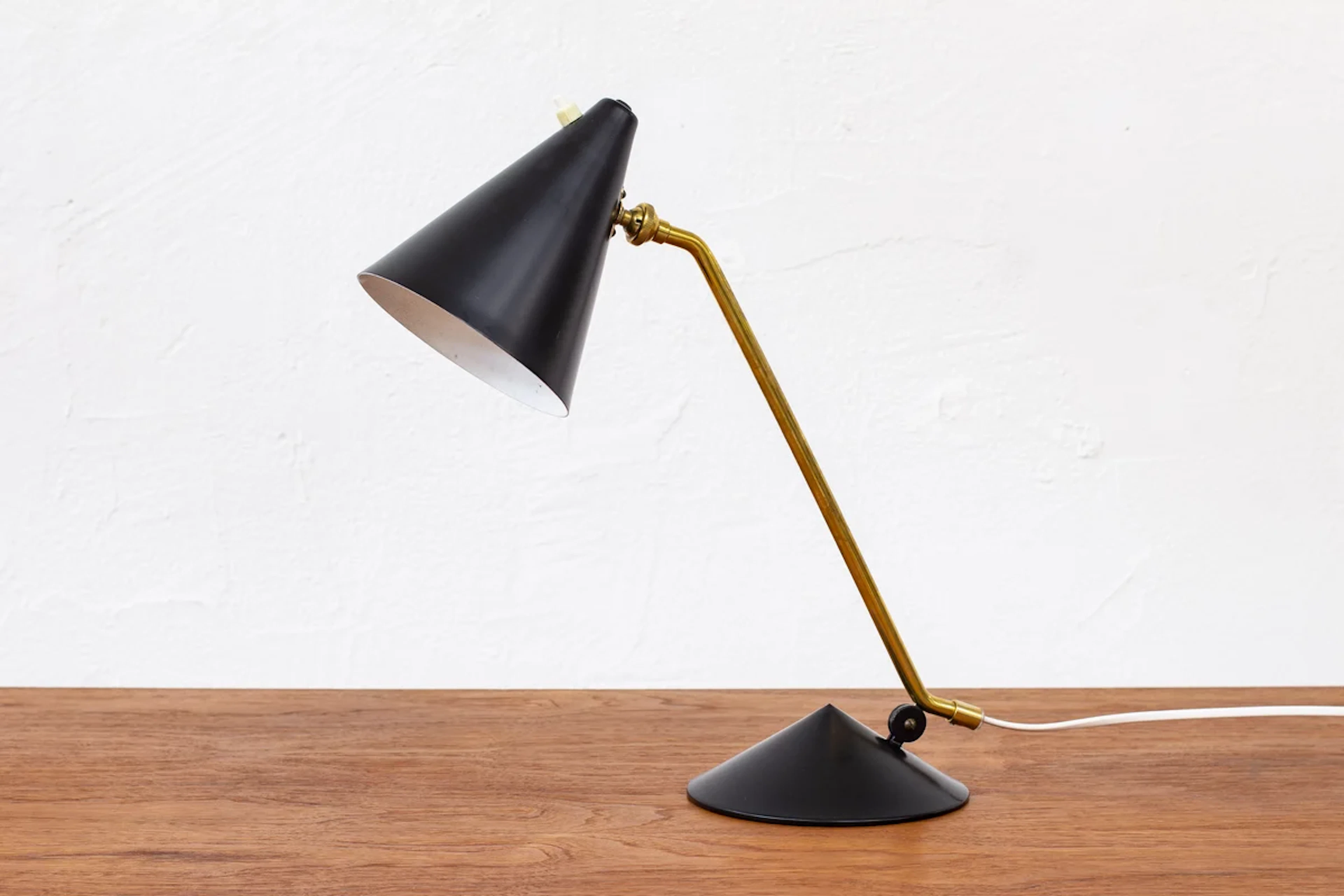 1950s table lamp by Holm Sørensen