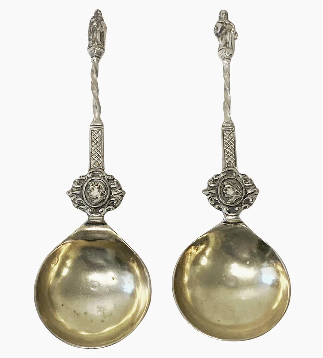 Antique Dutch silver Apostle spoons C.1900