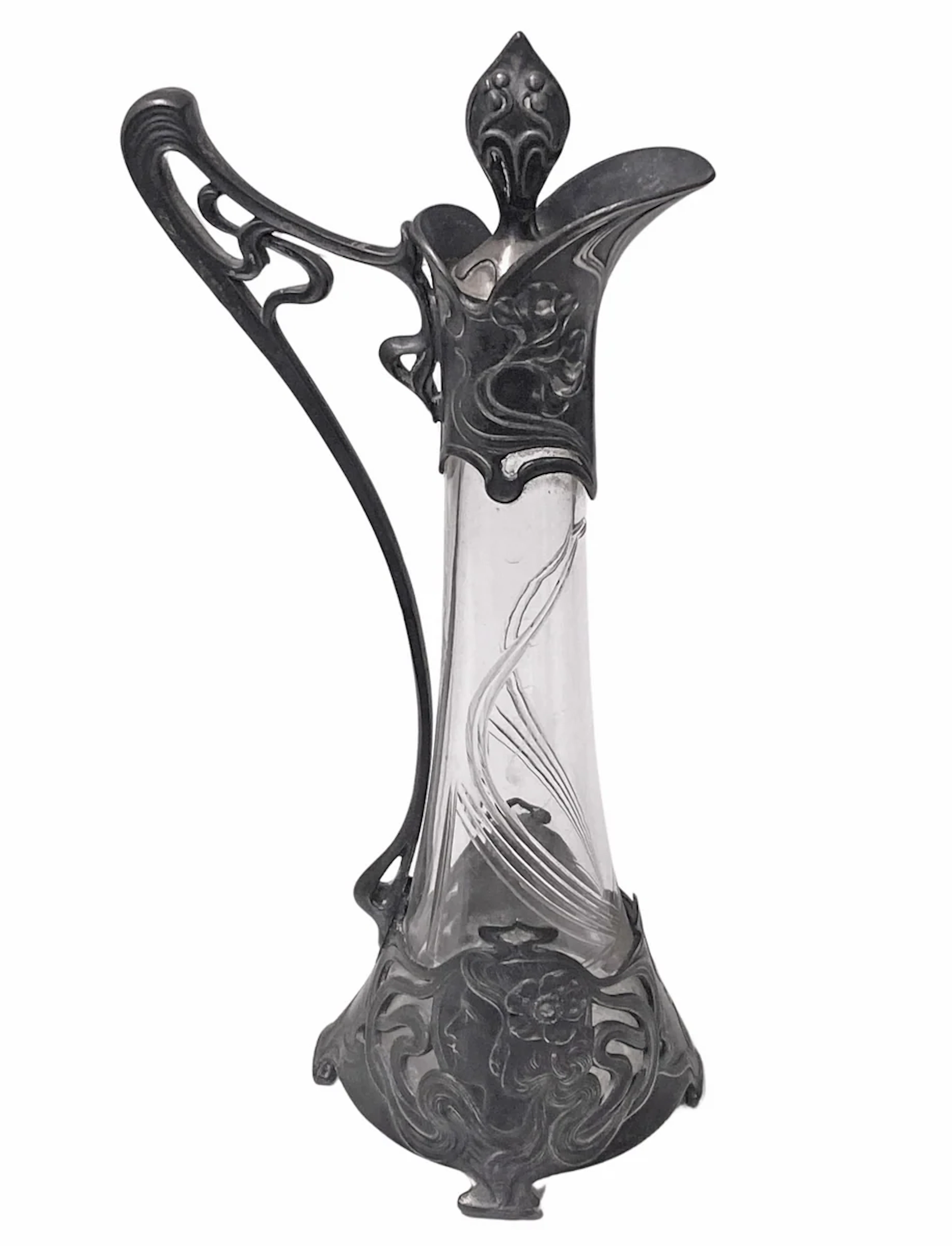 WMF Jugendstil Art Nouveau Liqueur Jug C. 1900