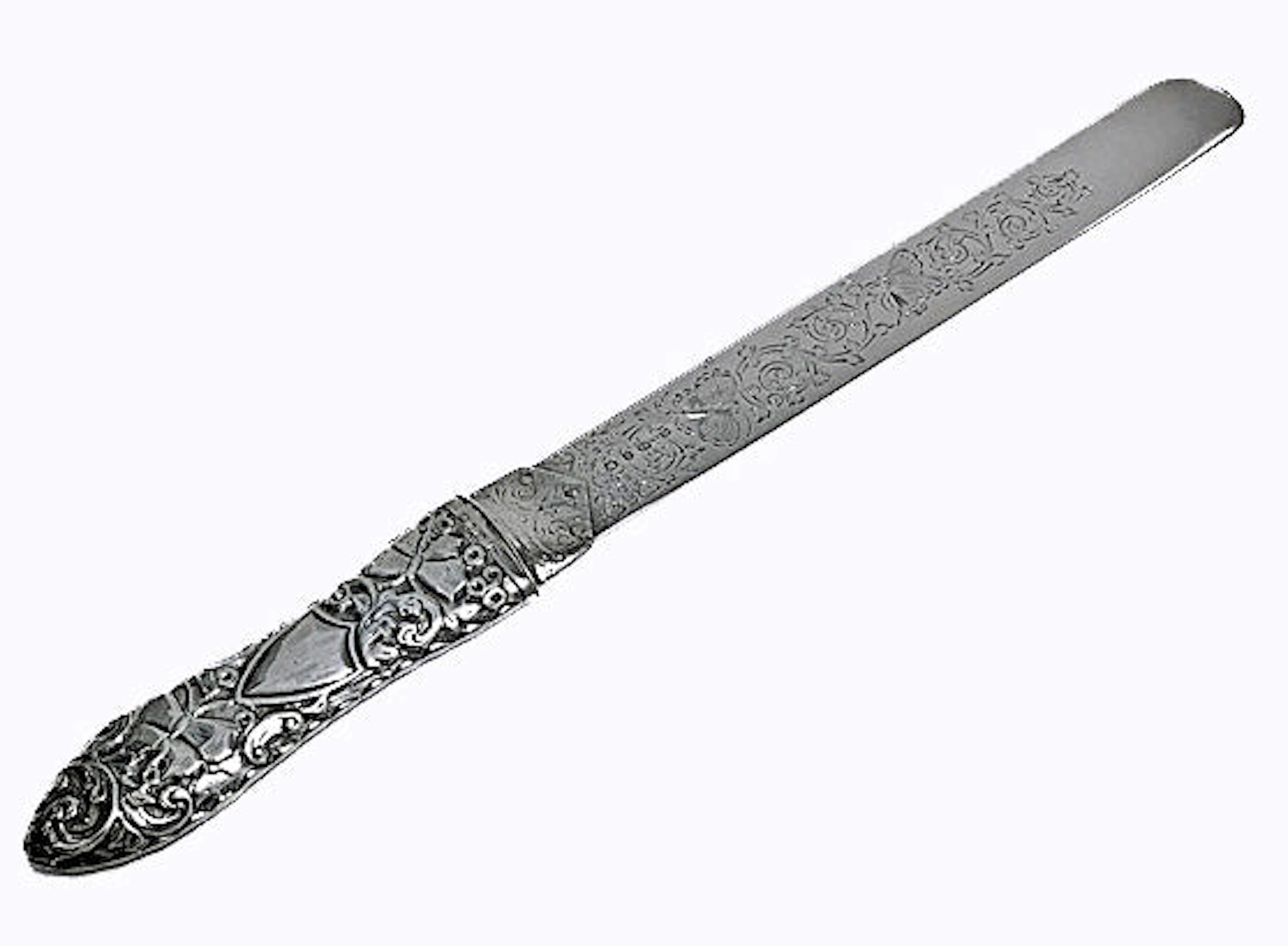 Antique Victorian Silver Page Turner, Birmingham 1895 by Geo Unite