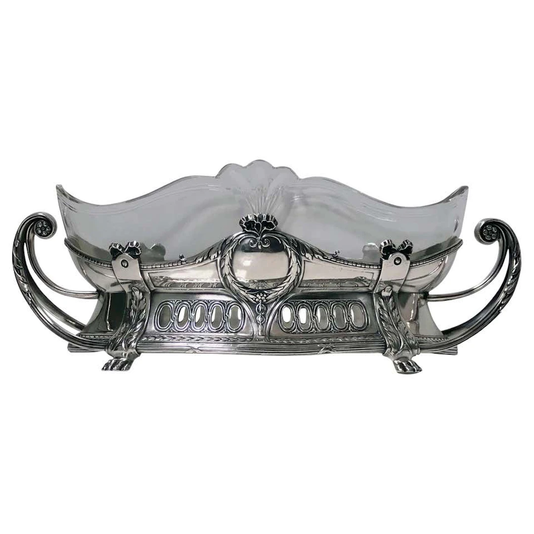 WMF Art Nouveau Flower Fruit Centrepiece, circa 1910