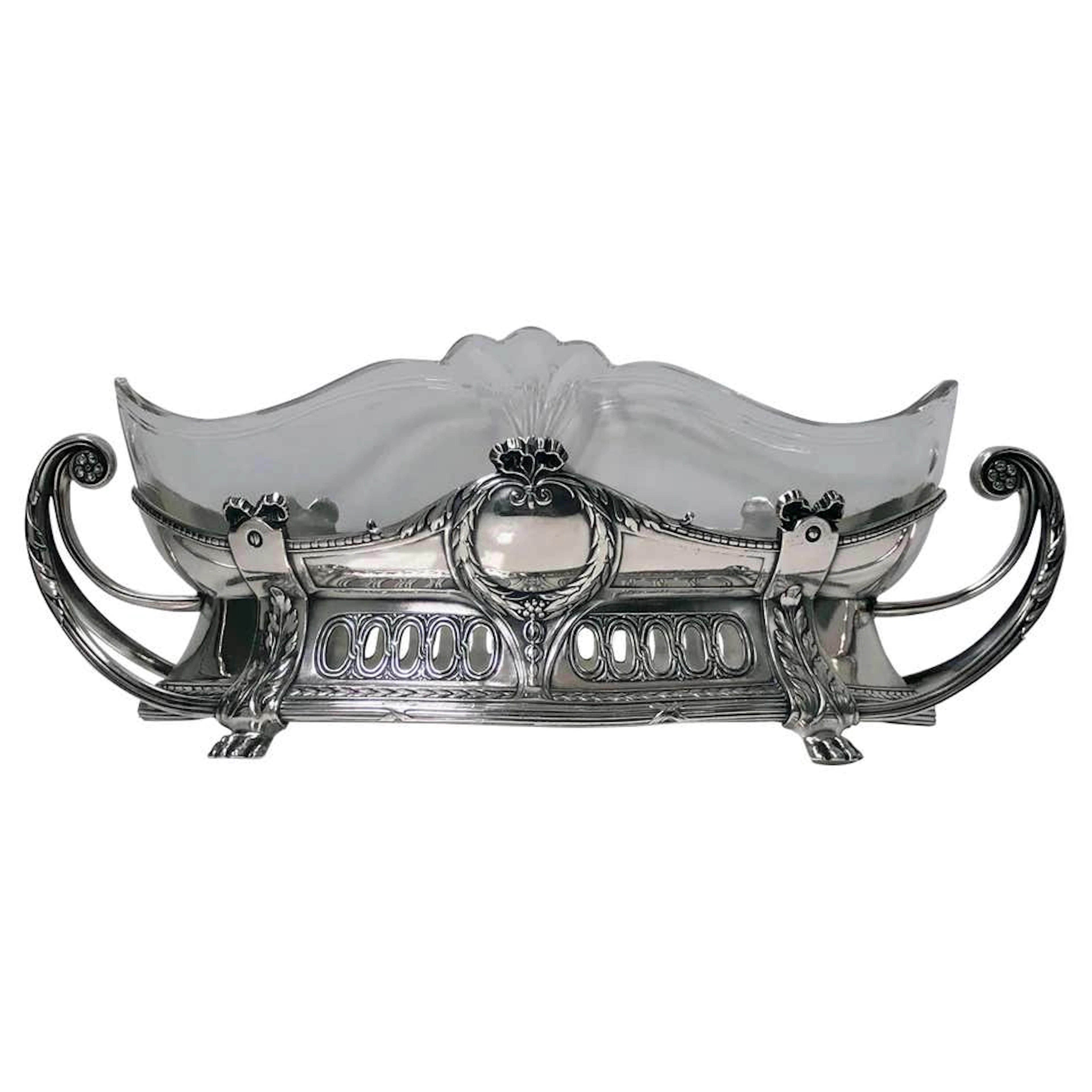 WMF Art Nouveau Flower Fruit Centrepiece, circa 1910