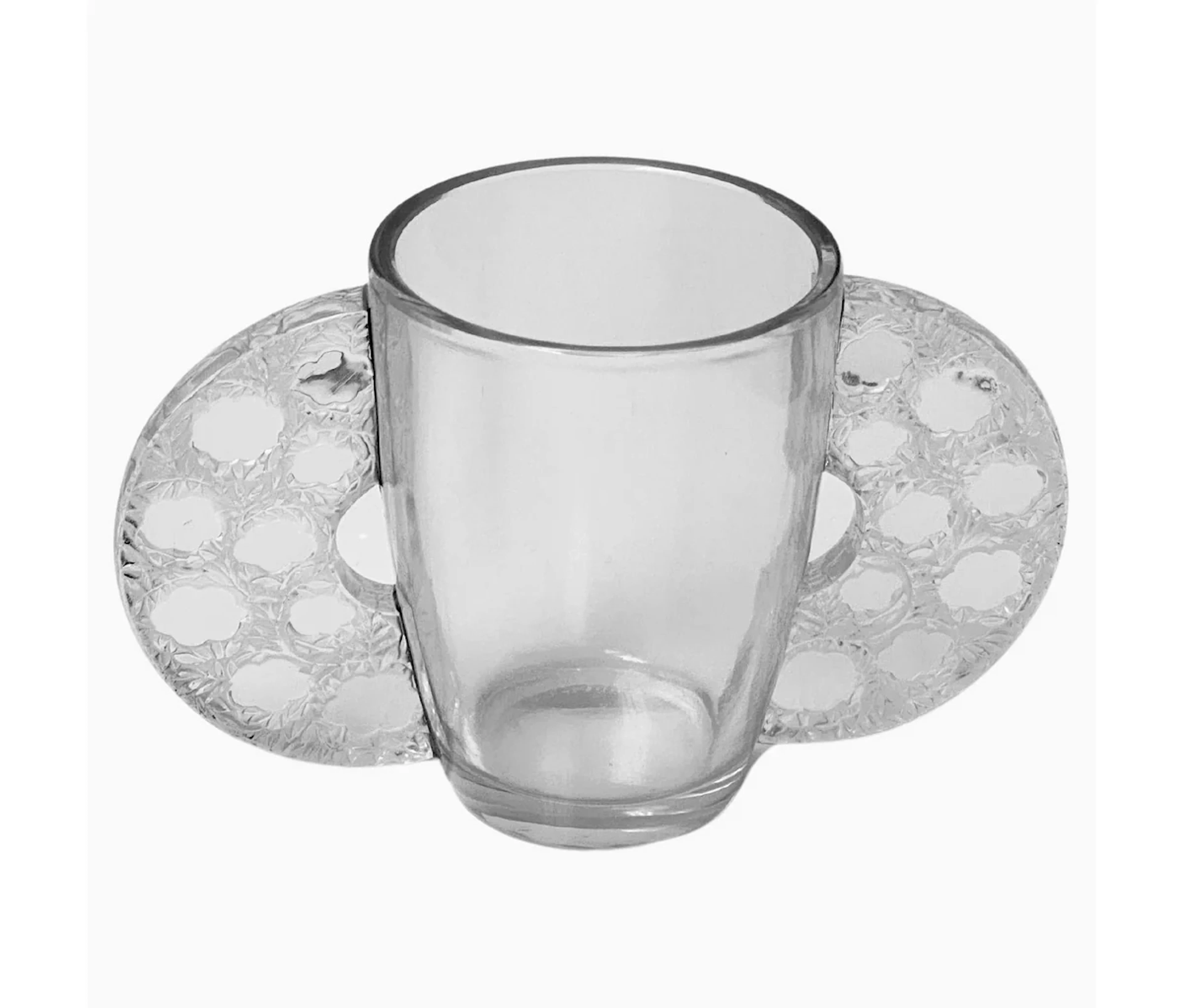 René Lalique Caudebec Vase Clear and Frosted C.1930