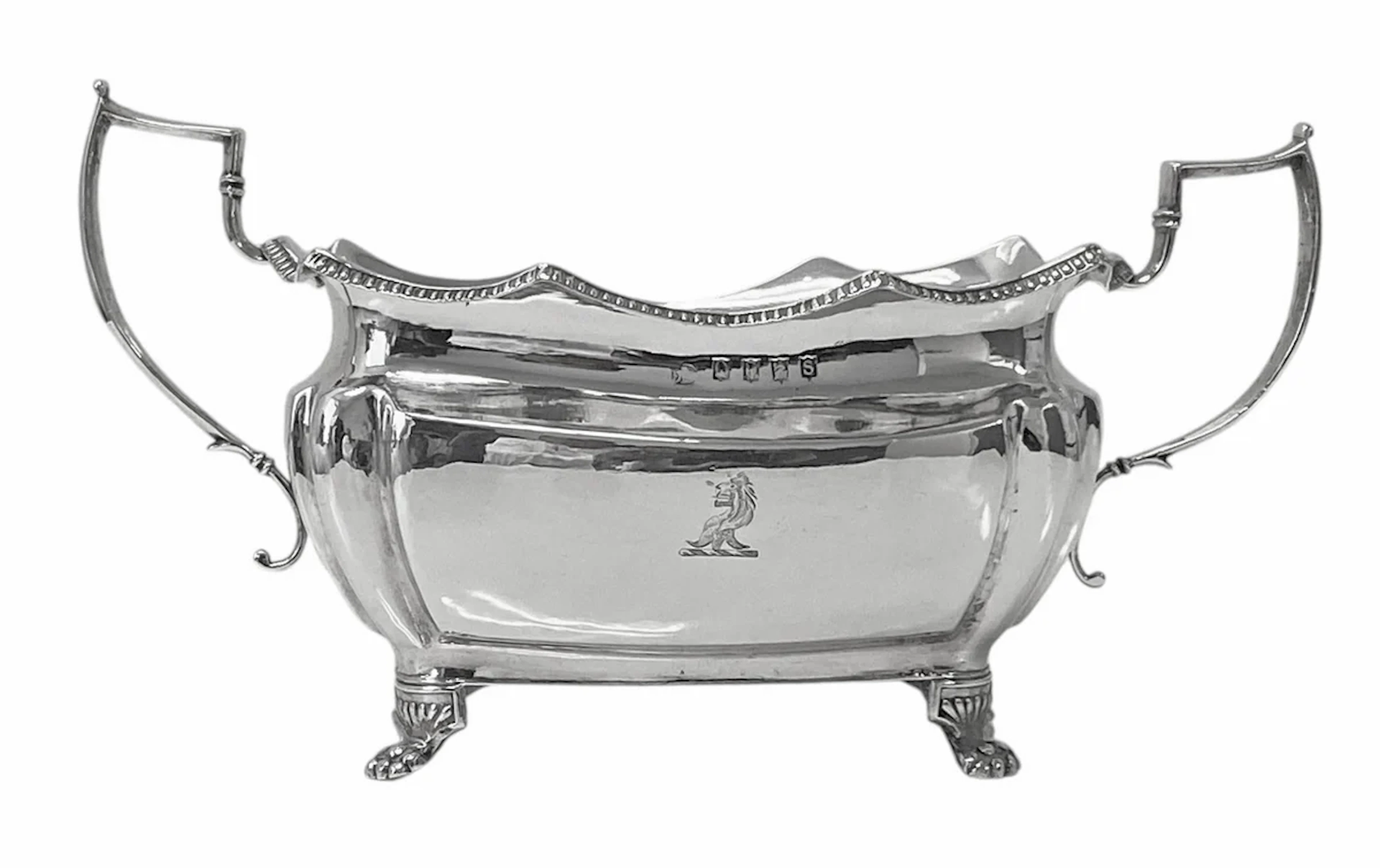 Antique Irish Georgian Sterling Silver Bowl Dublin 1814, Richard Sawyer.