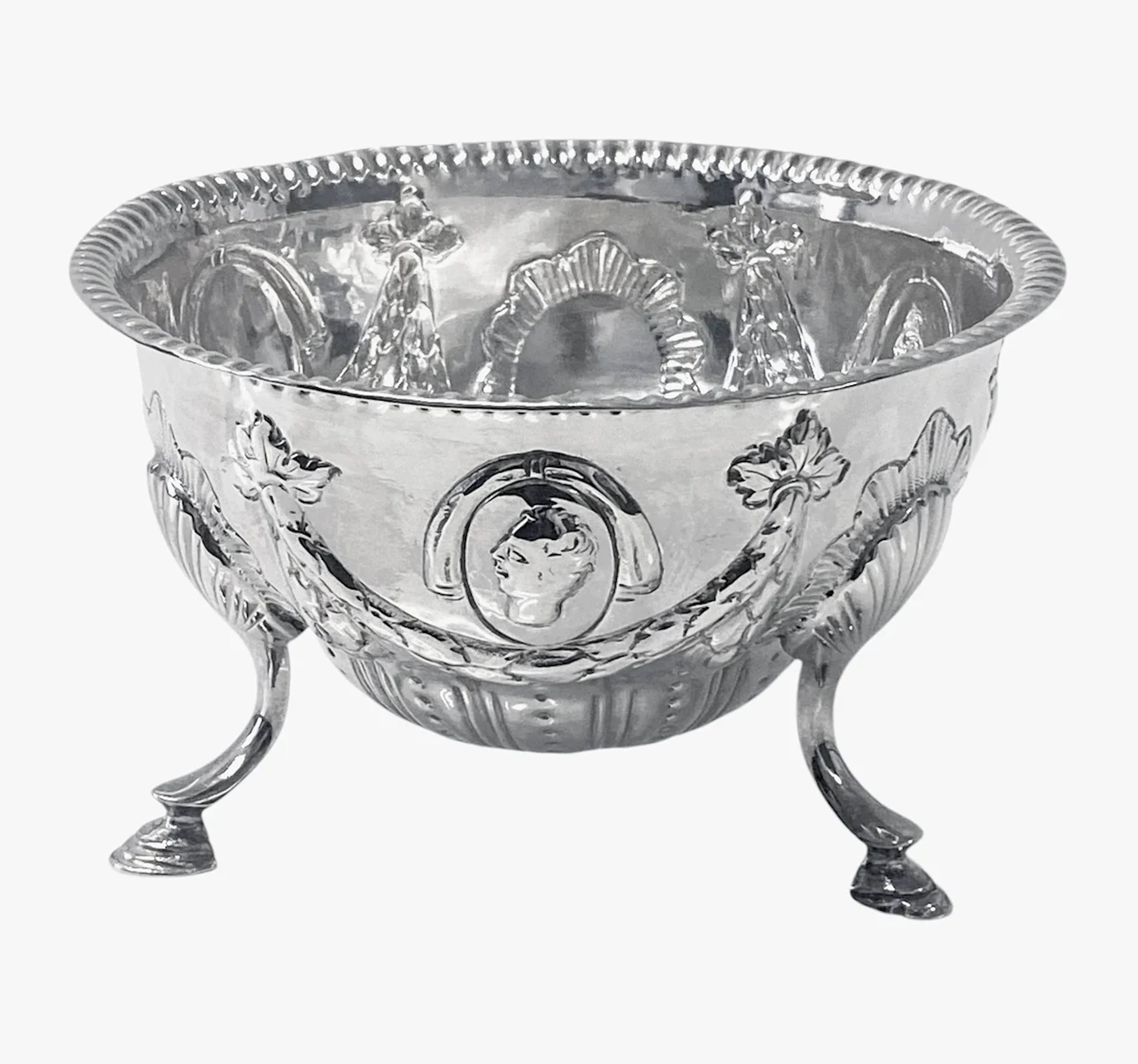 Irish Georgian Silver Bowl, Matthew West, Dublin, C.1770