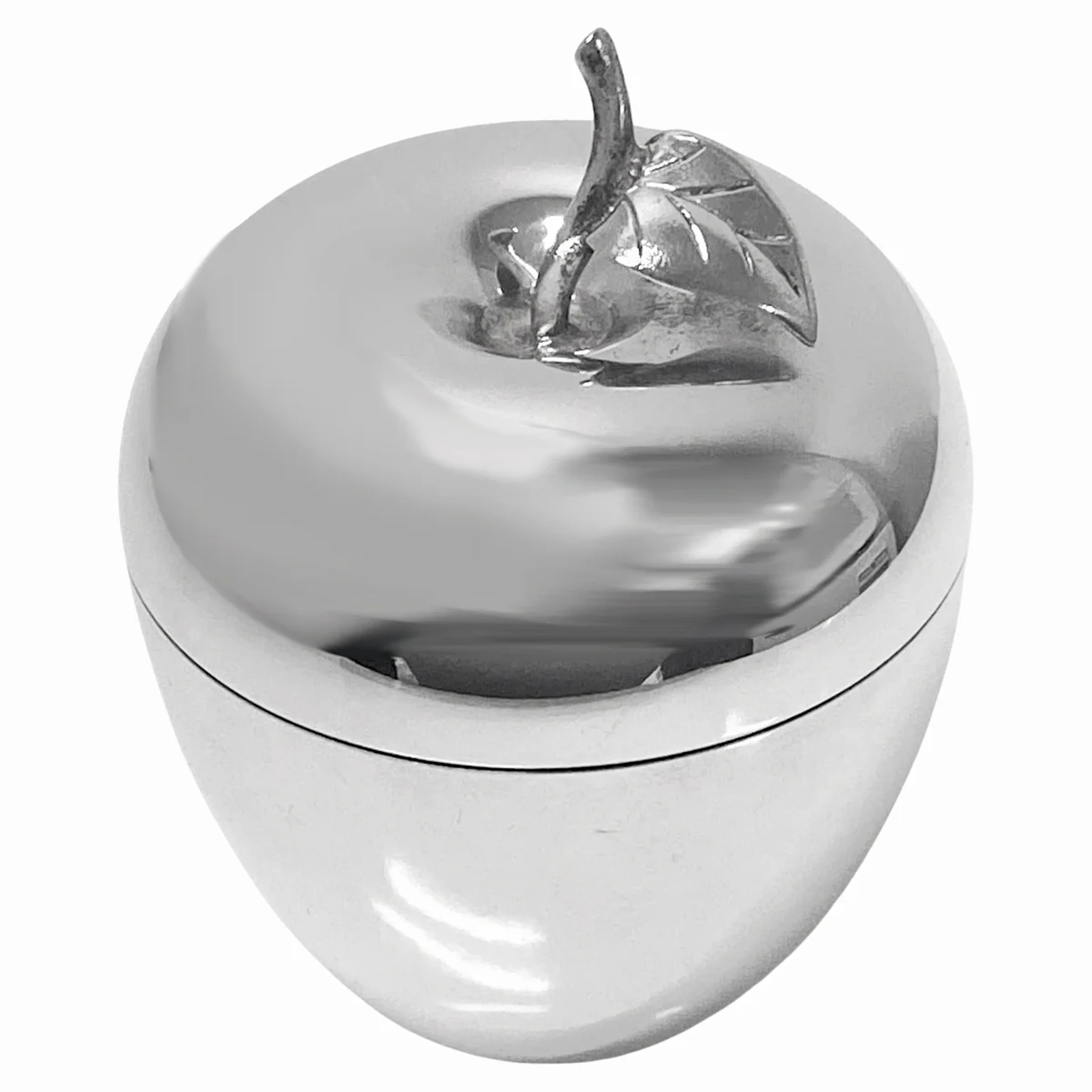 Tiffany & Co Sterling Apple covered container jar box