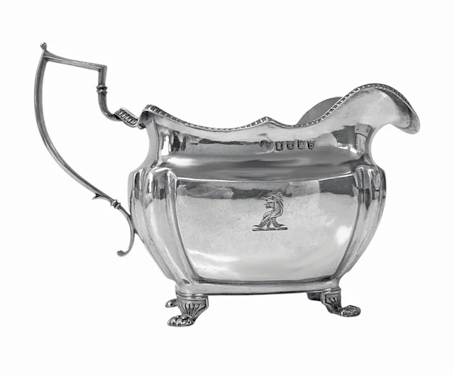 Antique Irish Georgian Sterling Silver Jug, Dublin 1814, Richard Sawyer.