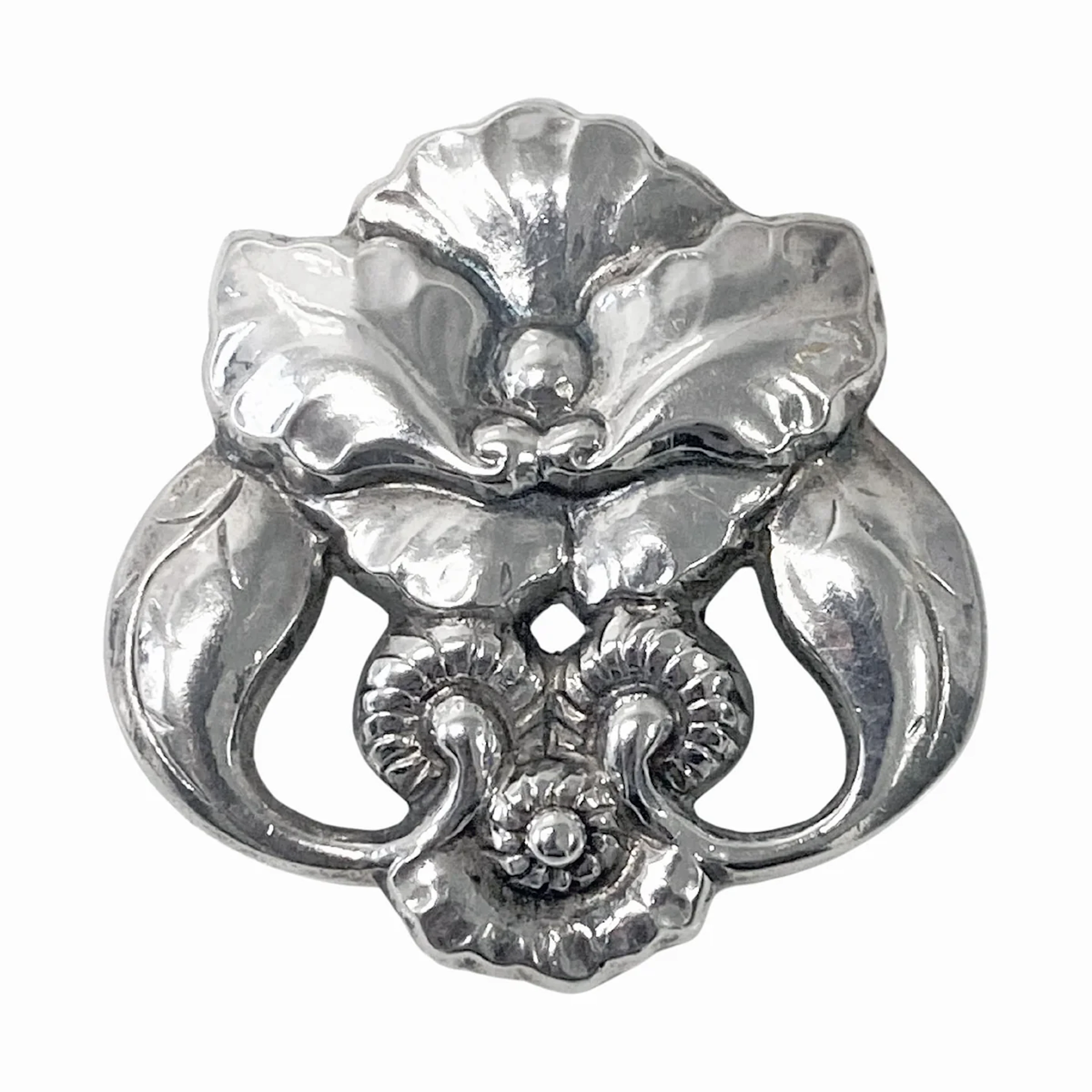 Antique Georg Jensen early Brooch 830 std C.1927