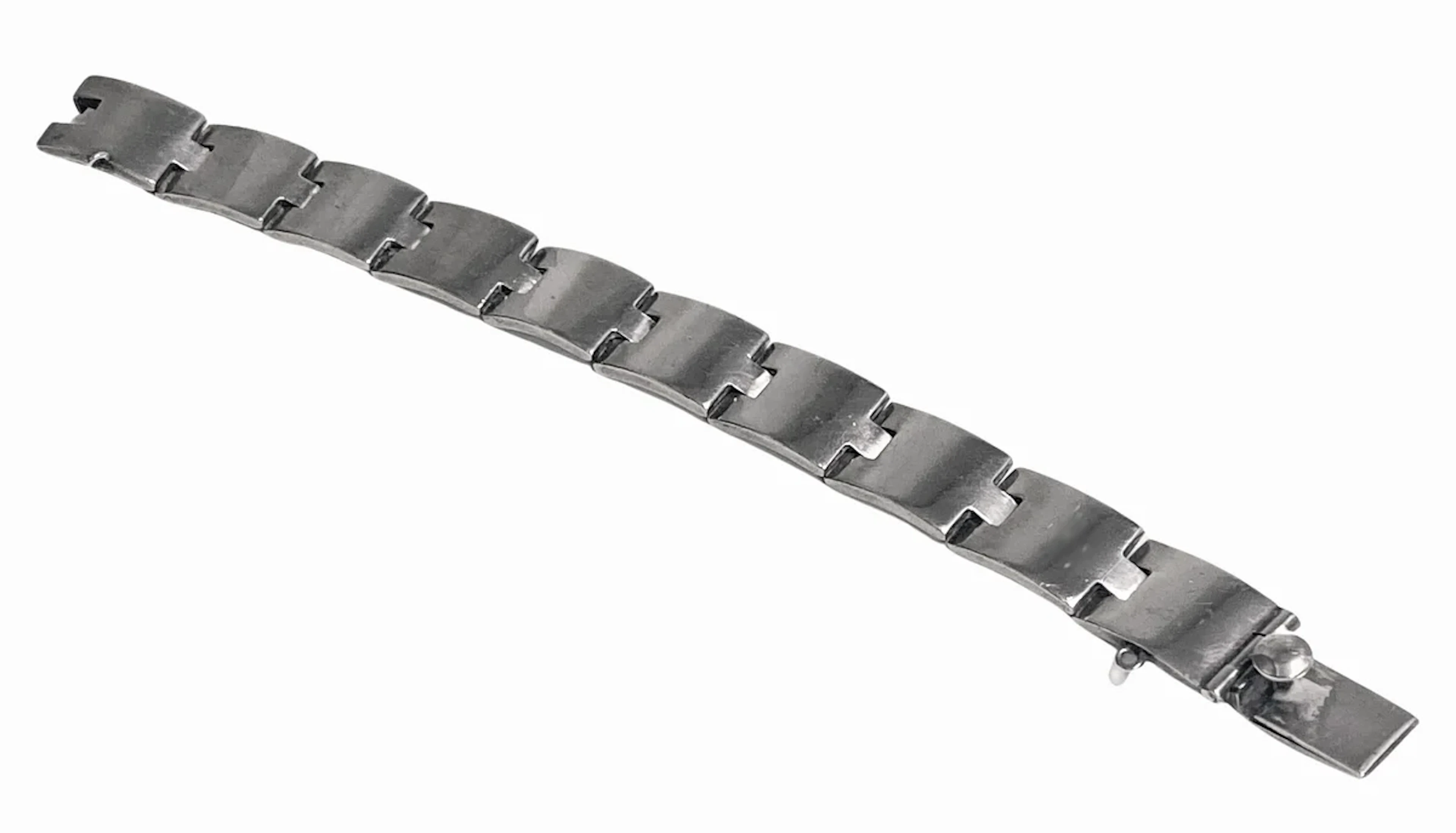 1950’s Mid Century Sterling Silver Bracelet, designed by Antonio Belgiorno