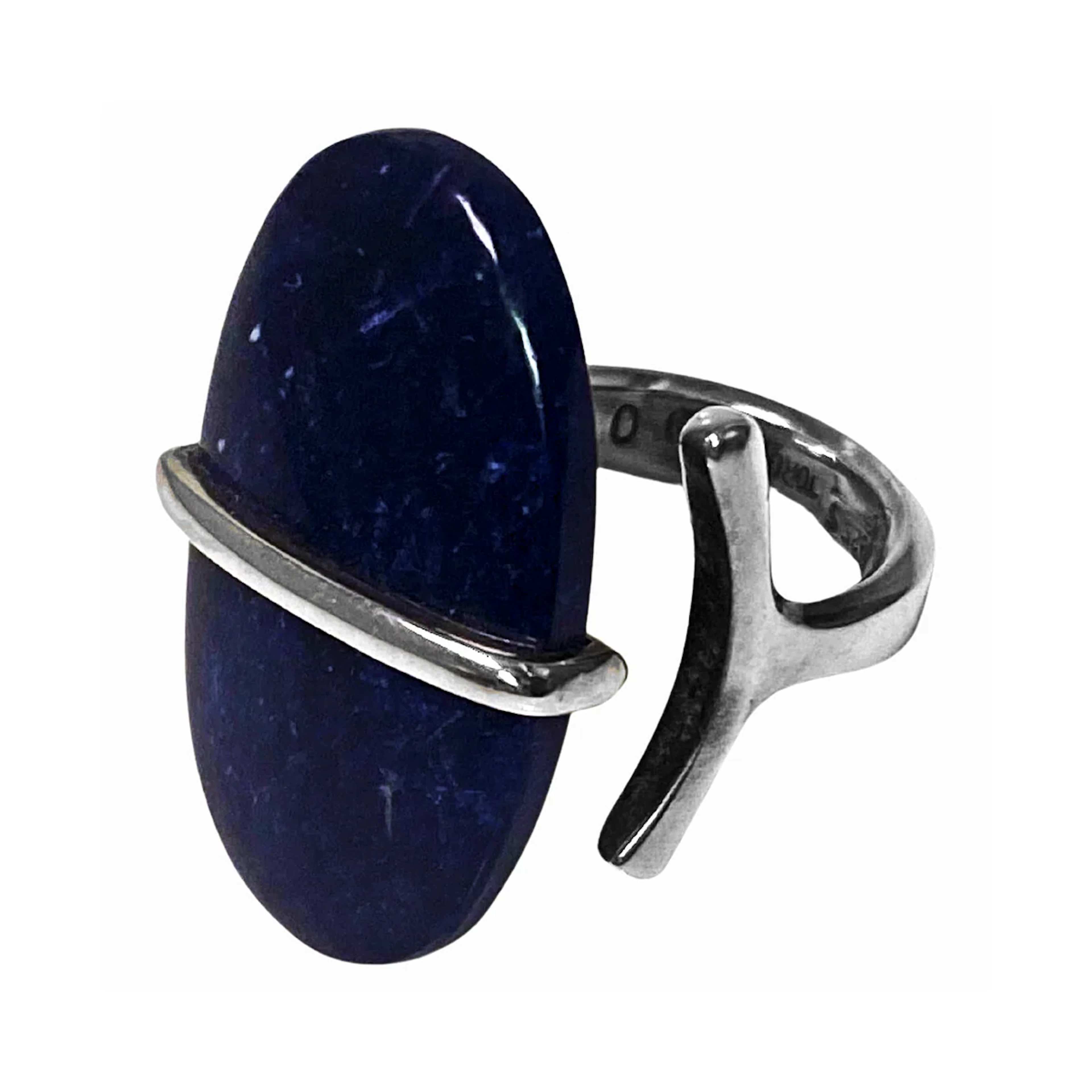 Georg Jensen Torun Bulow-Hube Sodalite Ring C.1970