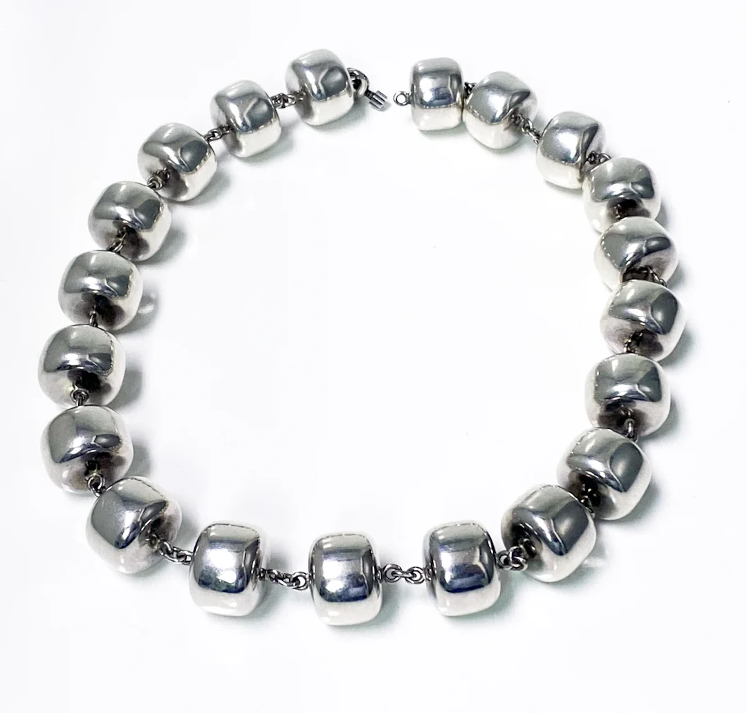 Rare Georg Jensen Kim Naver designed Necklace #255 C.1970