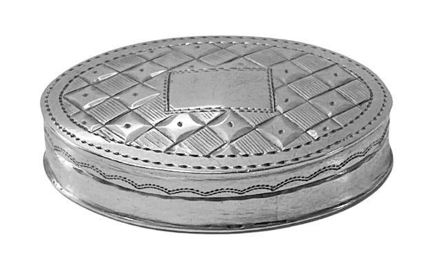 Georgian Silver patch or pill Box Birmingham 1801 Joseph Taylor