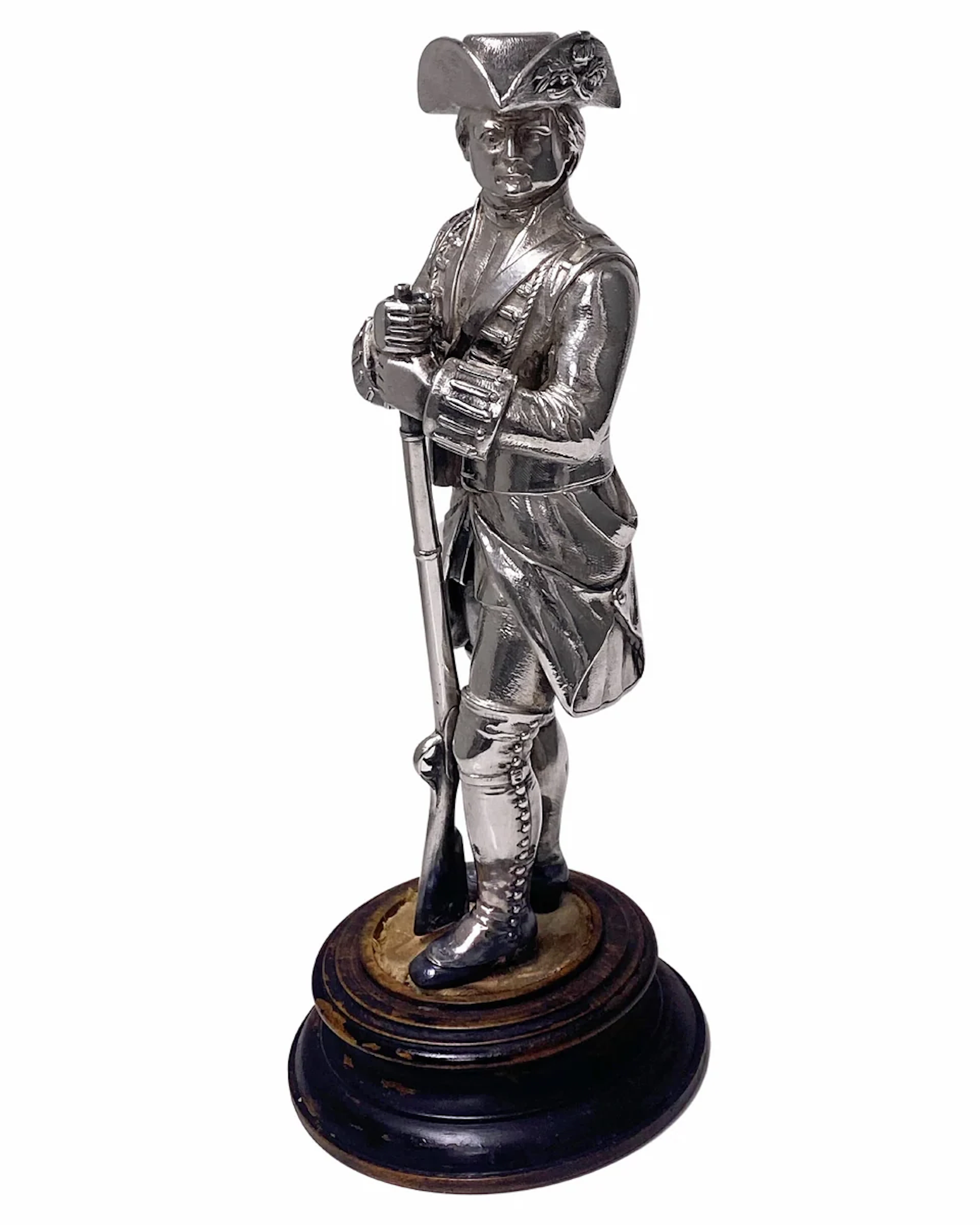 Antique Silver military figure London 1882 George Angell