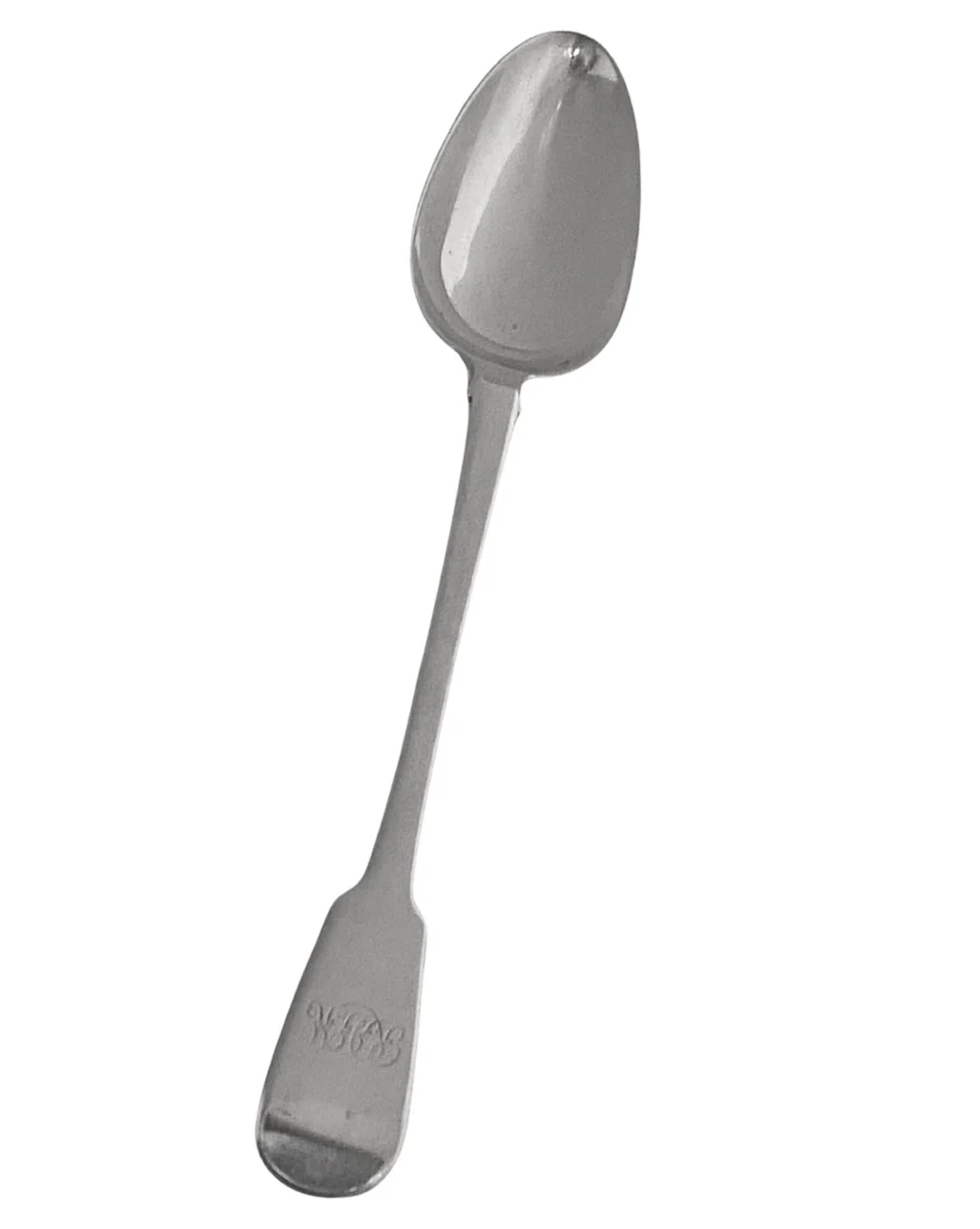 Antique Georgian Silver Serving Spoon, London 1818 William Eley and