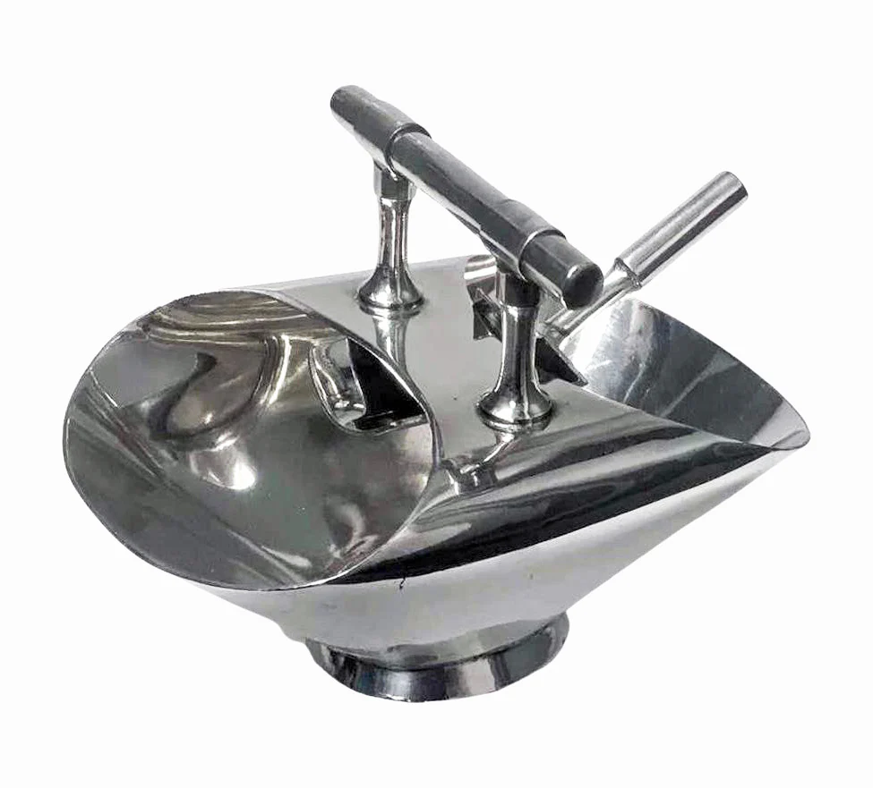 Christopher Dresser Designed Silver Plate Scuttle, circa 1890, Walker & Hall