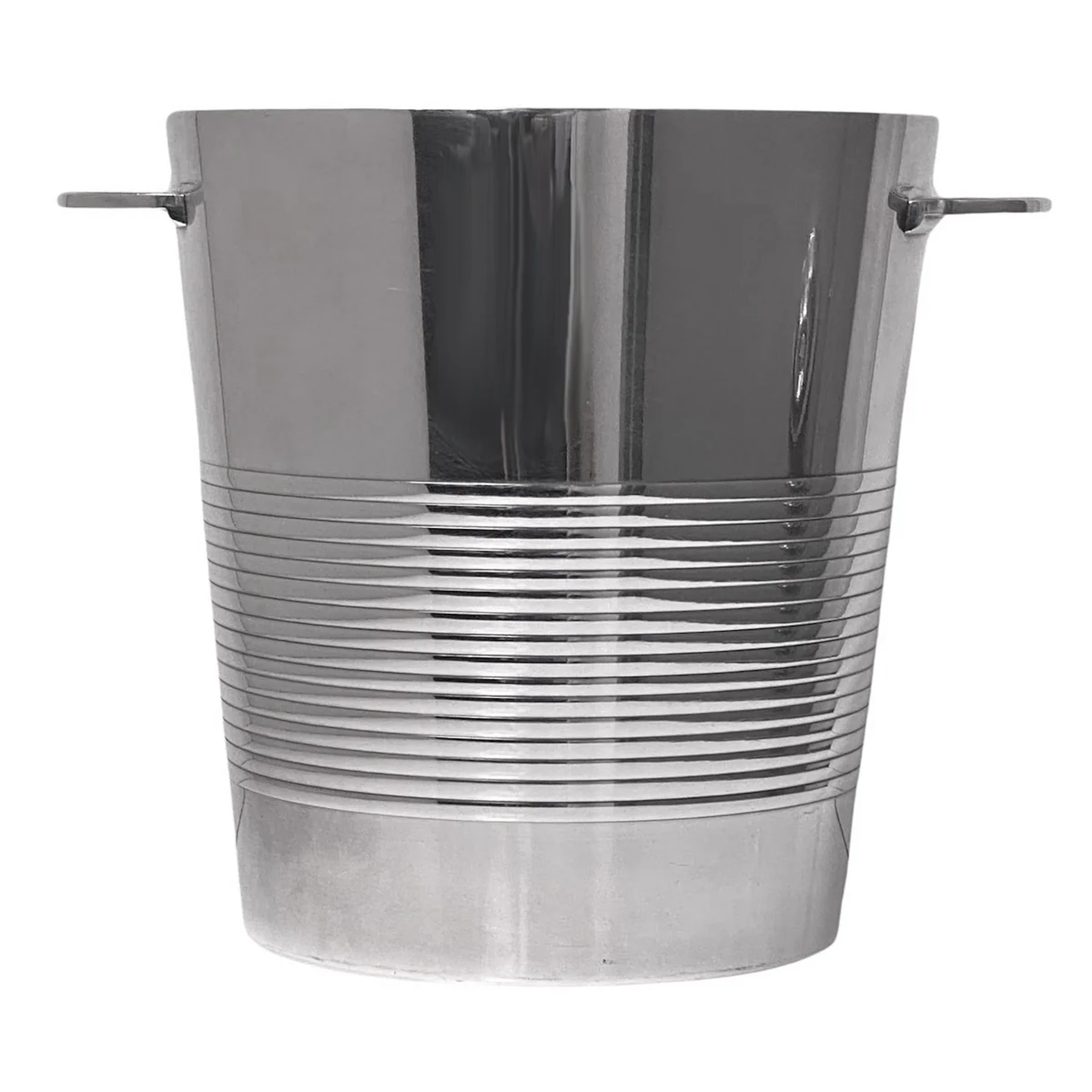 Christofle Art Deco Luc Lanel design Champagne Wine Bucket Cooler, C.1950