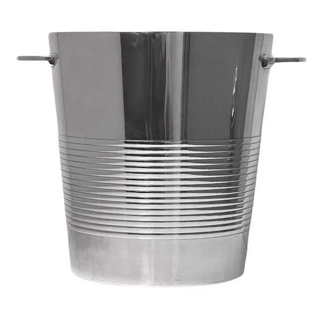 Christofle Art Deco Luc Lanel design Champagne Wine Bucket Cooler, C.1950