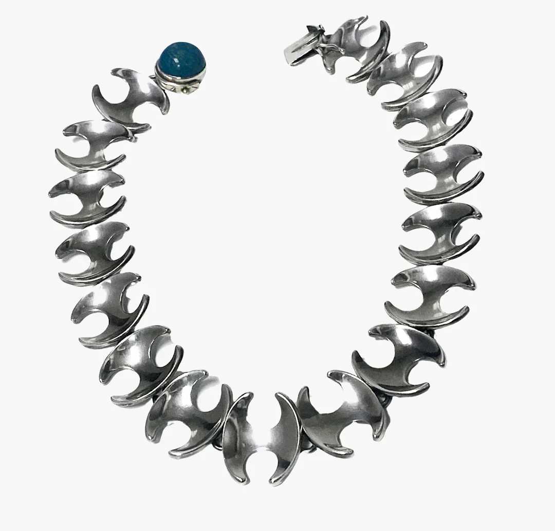 Georg Jensen Henning Koppel Amazonite Necklace 1950's