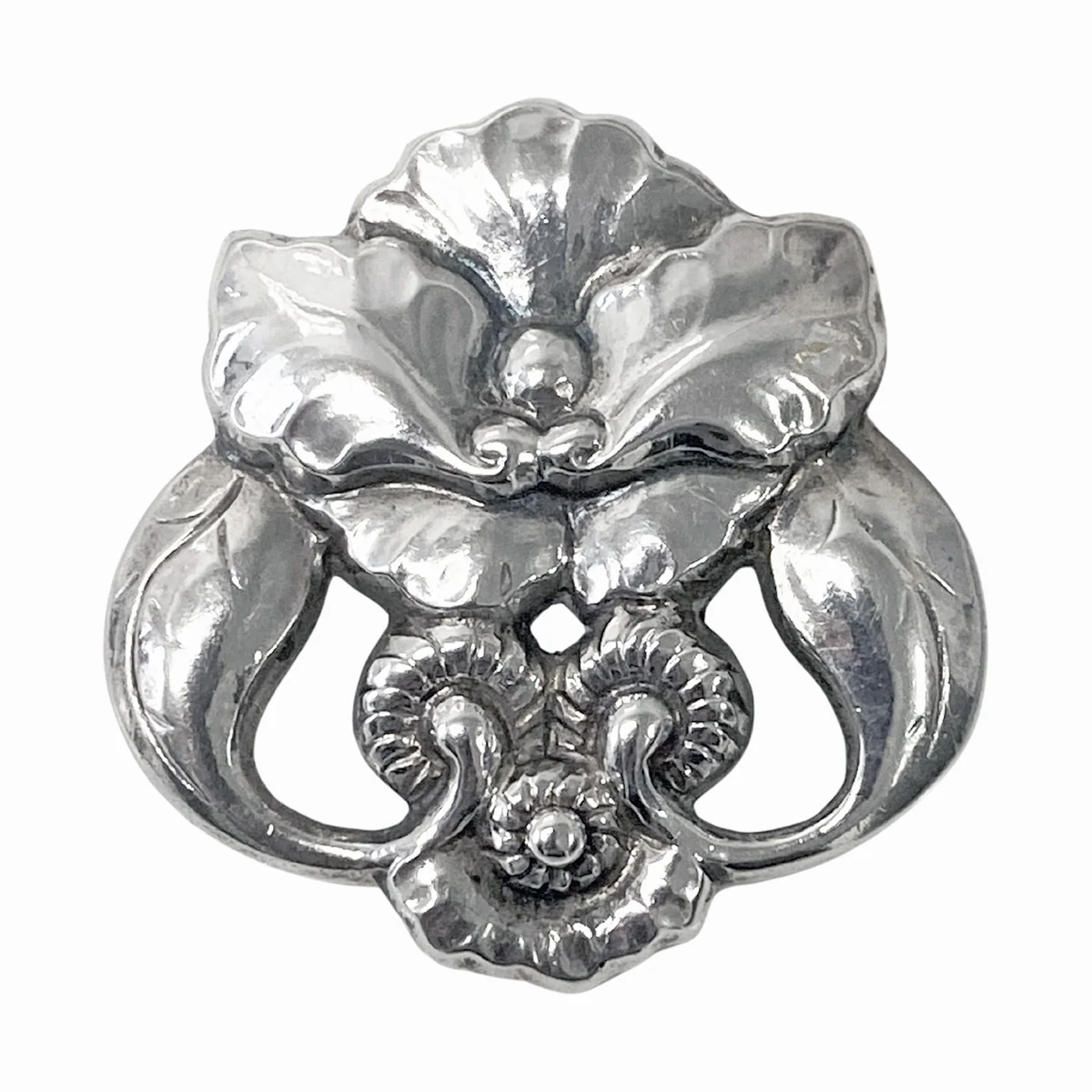 Antique Georg Jensen early Brooch 830 std C.1927
