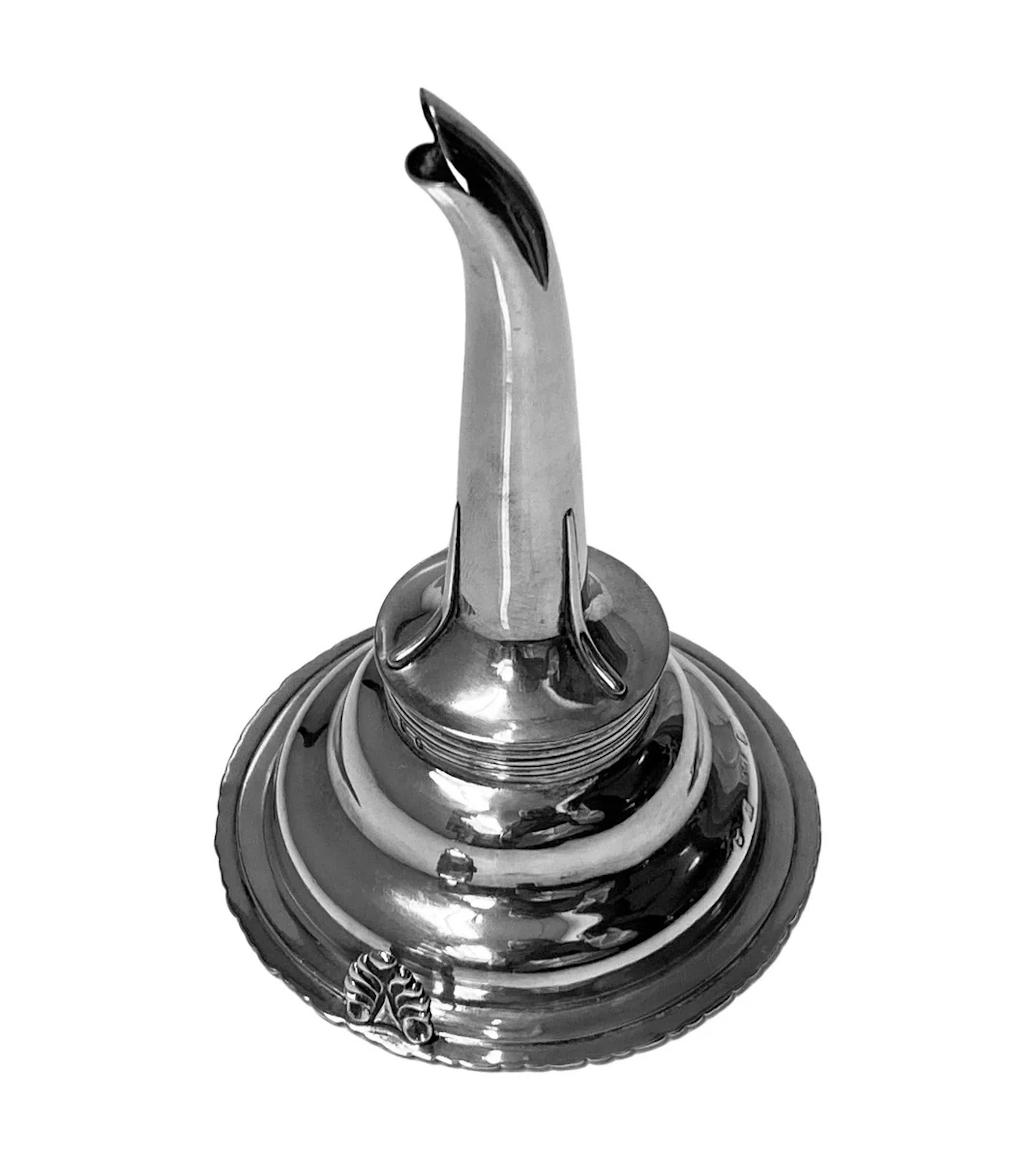 Antique Scottish Silver Wine Funnel Edinburgh 1830 Leonard Urquhart.