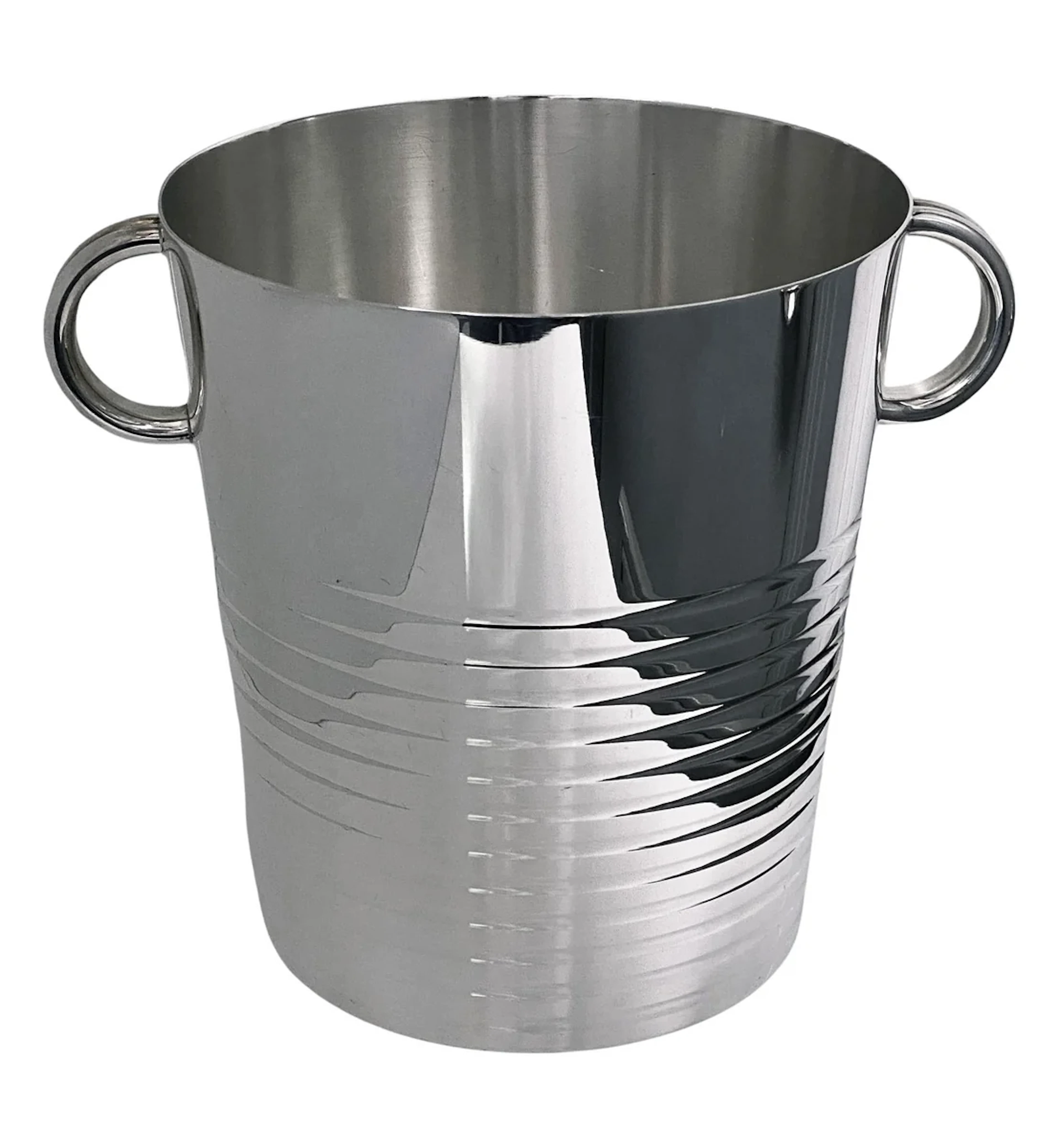 Christofle Art Deco Luc Lanel design Champagne Wine Bucket Cooler, C.1940